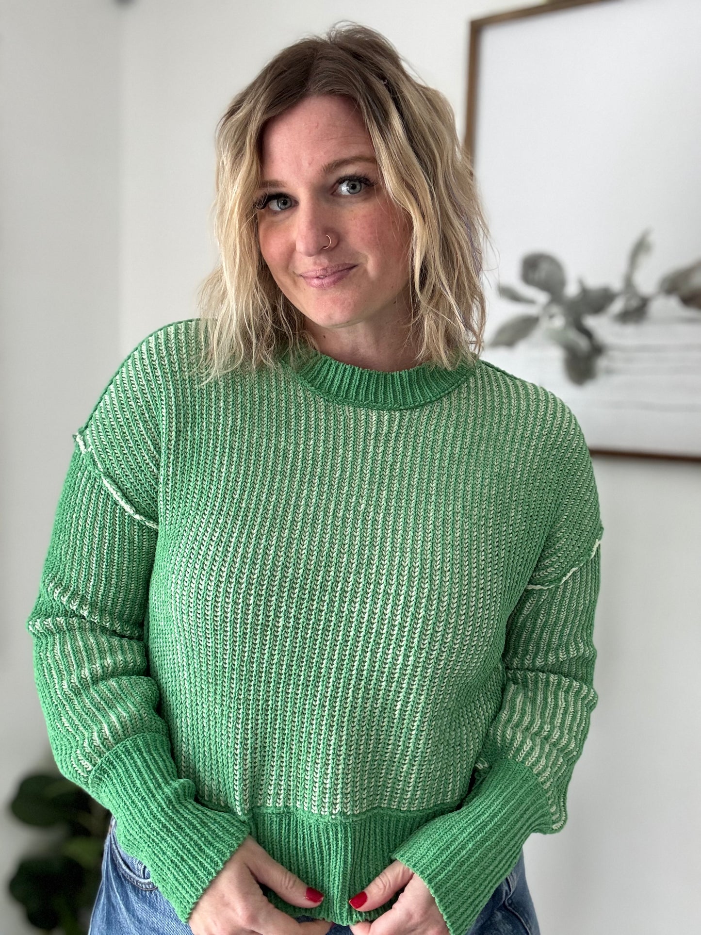 On the Line Neon Sweaters