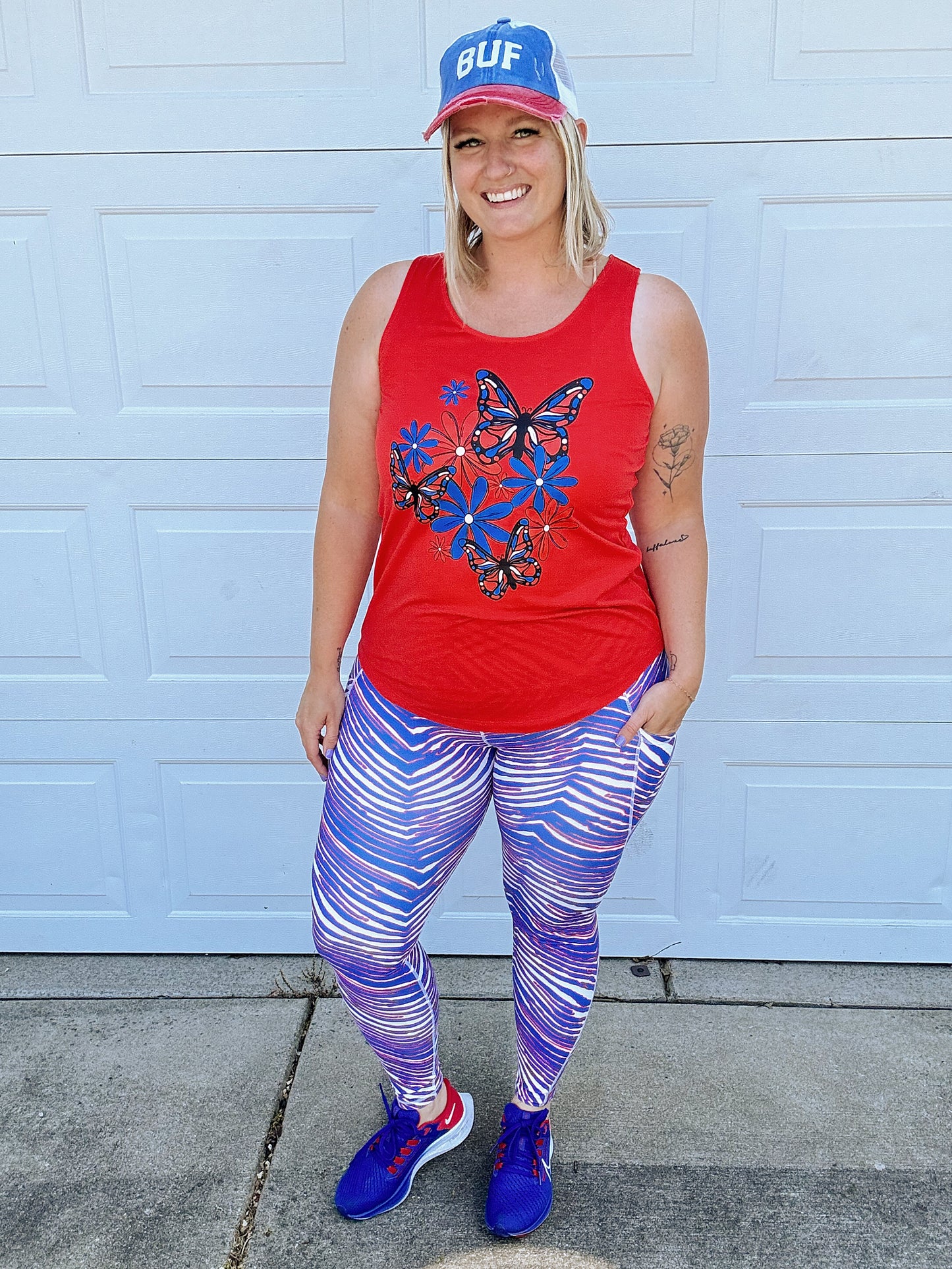 Buffalo Stripe All Star Leggings