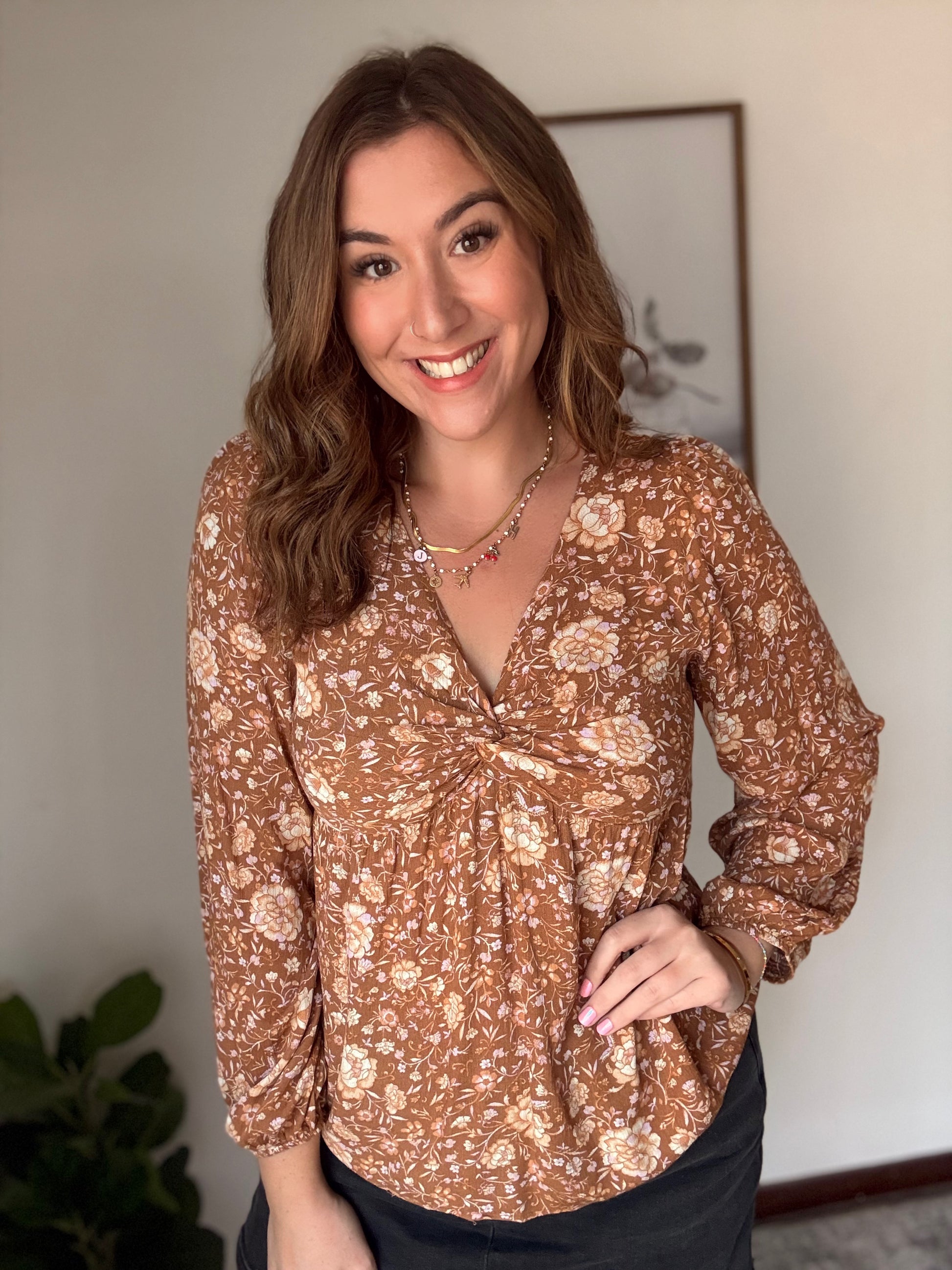 Autumn with a Twist Top