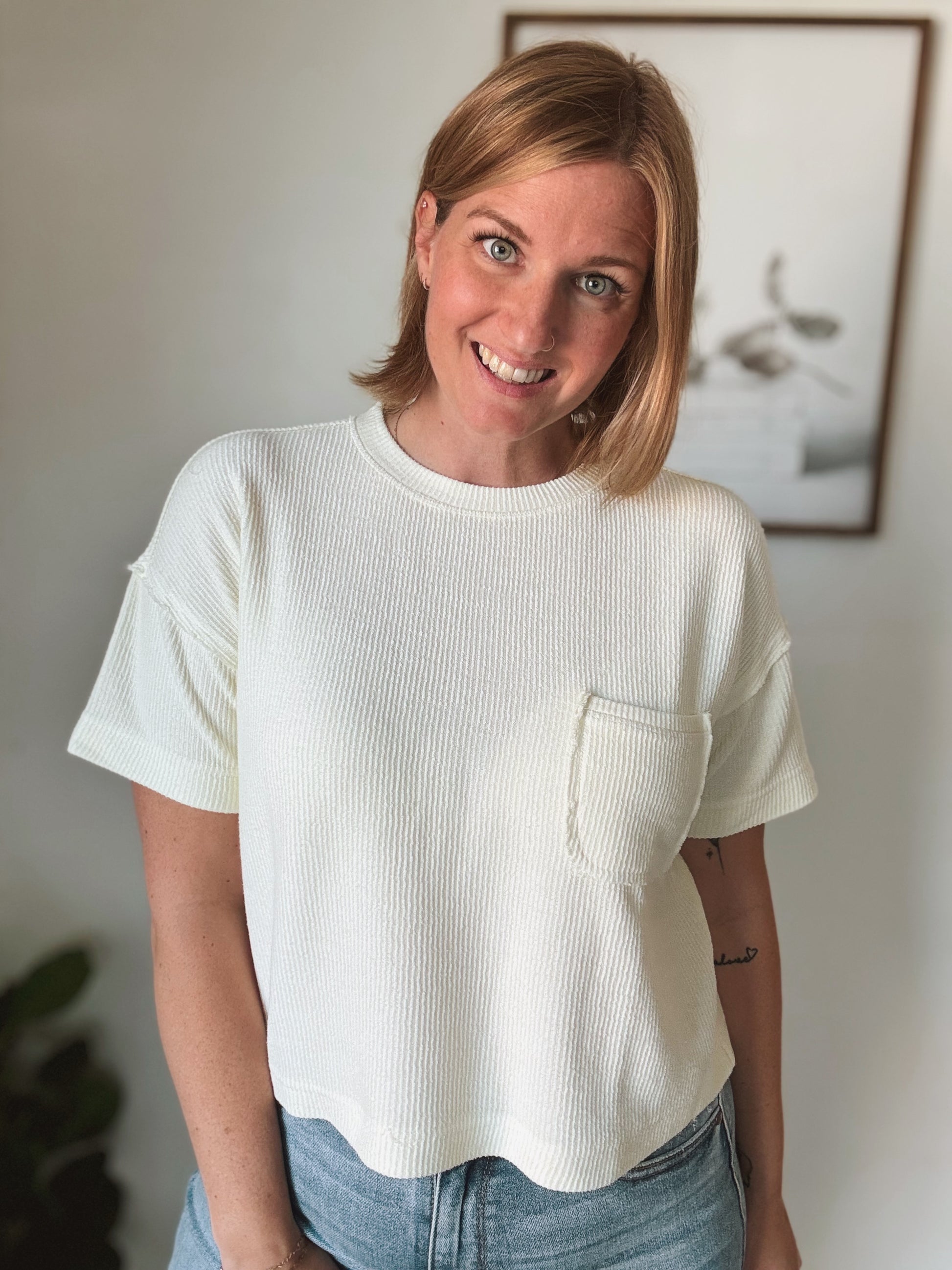 Mineral Washed Cozy Top