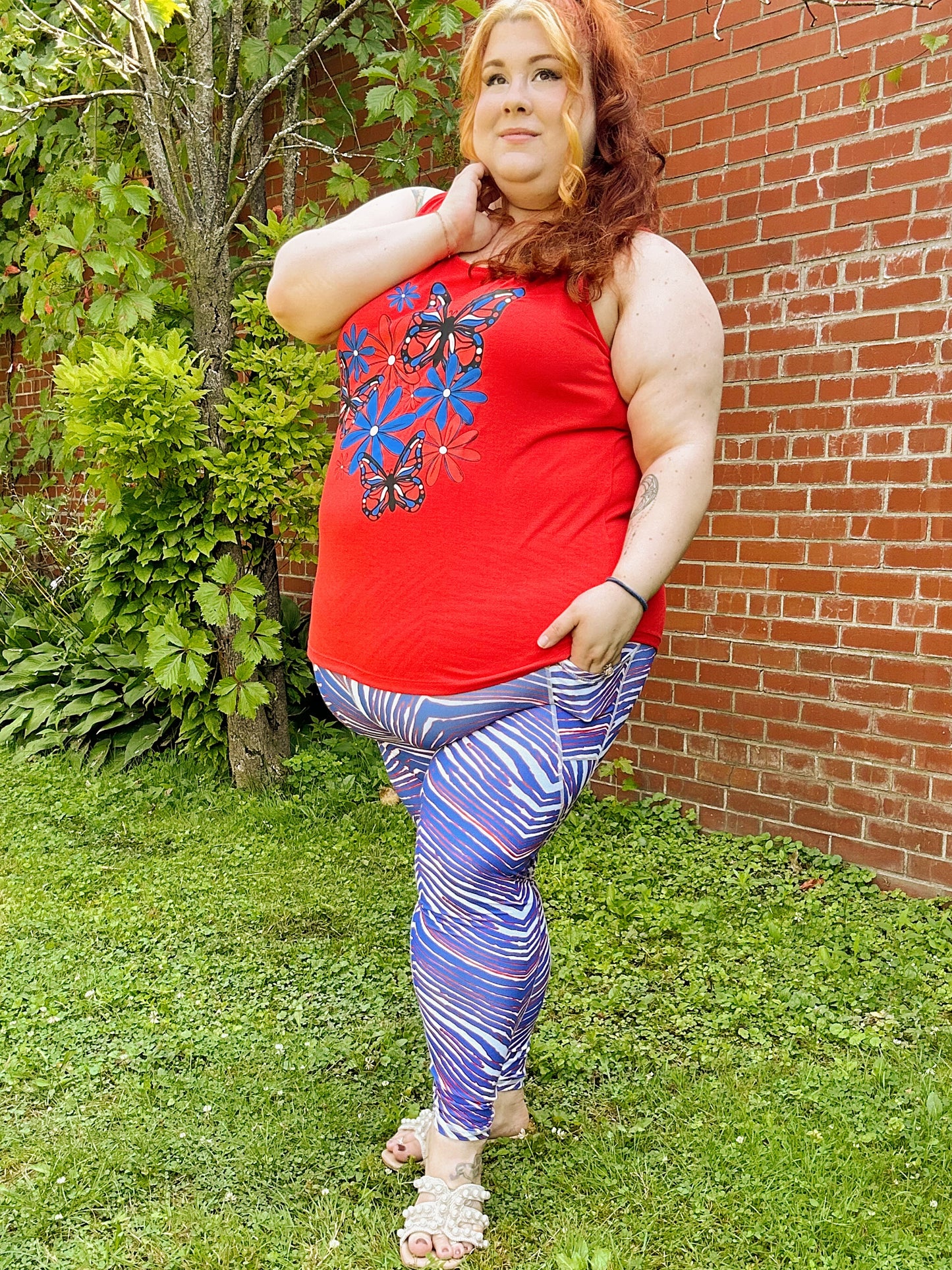 Buffalo Stripe All Star Leggings