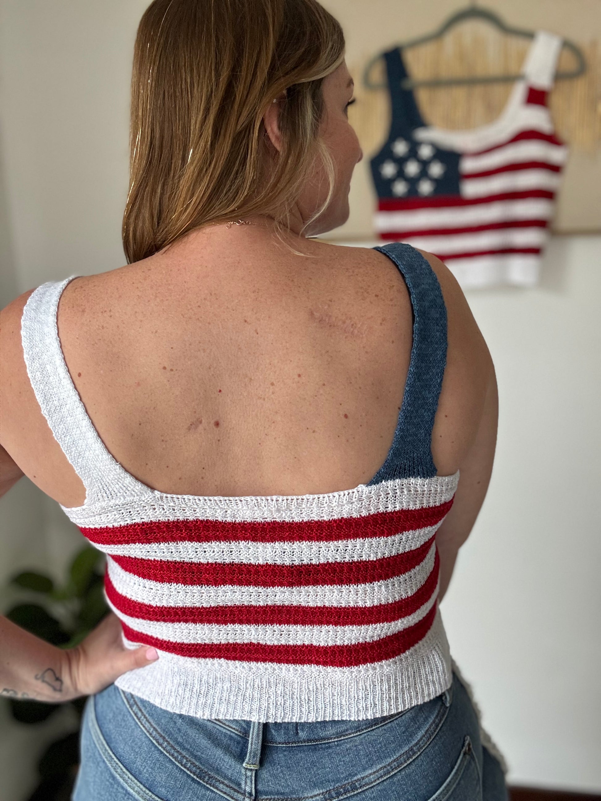 Betsy Ross Knit Tank