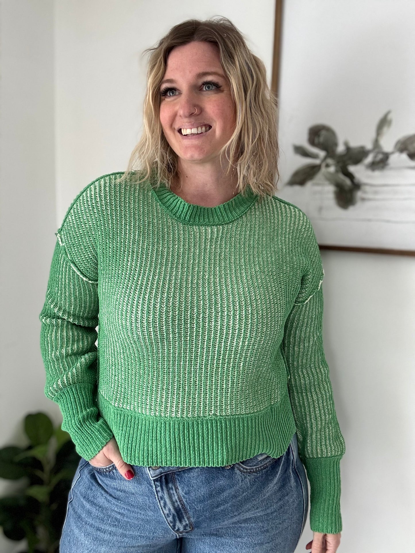 On the Line Neon Sweaters
