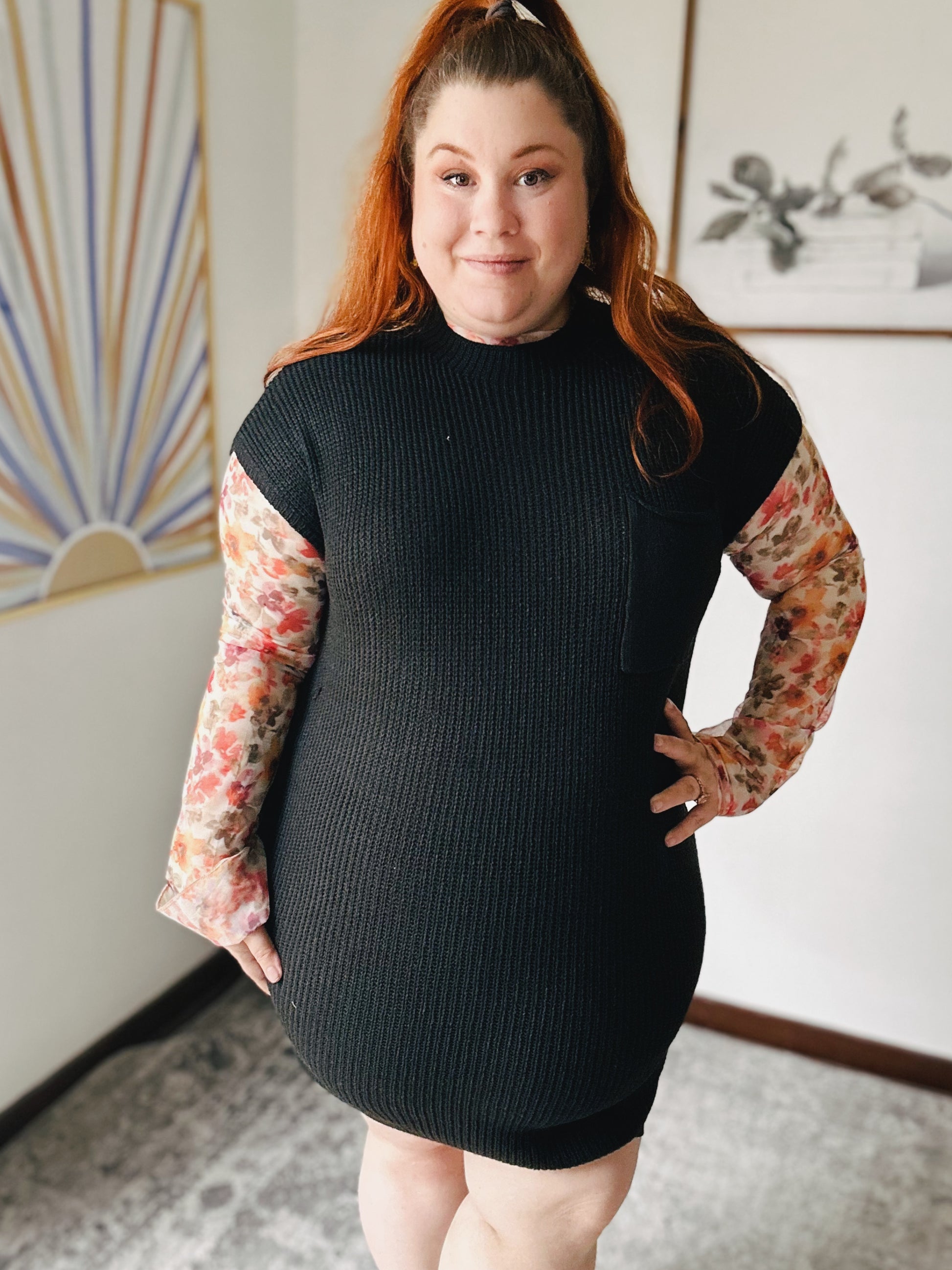 Stick Season Sweater Dress
