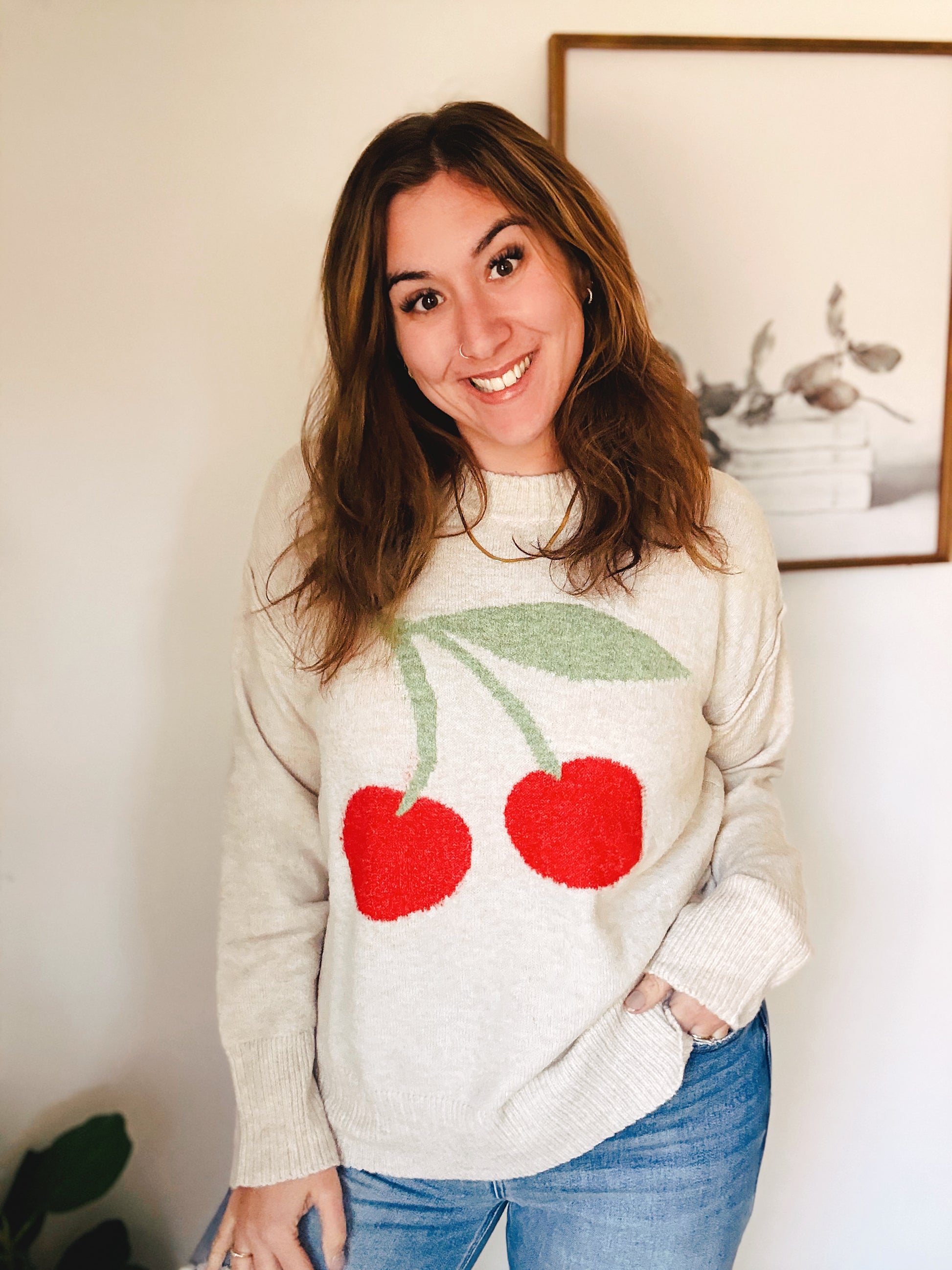 Cherry Cola Sweater