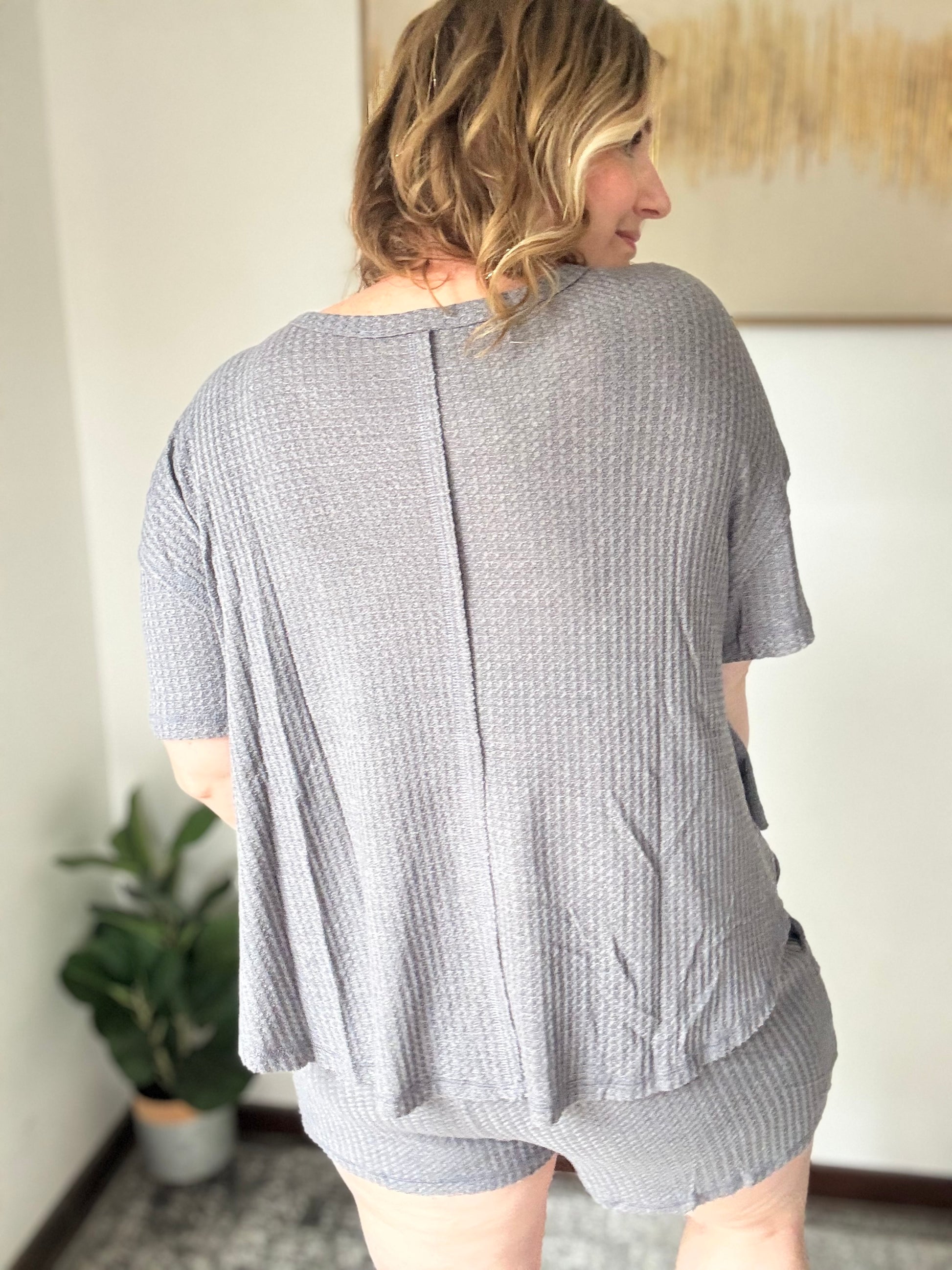 DOTD Gray Days Shorts Set
