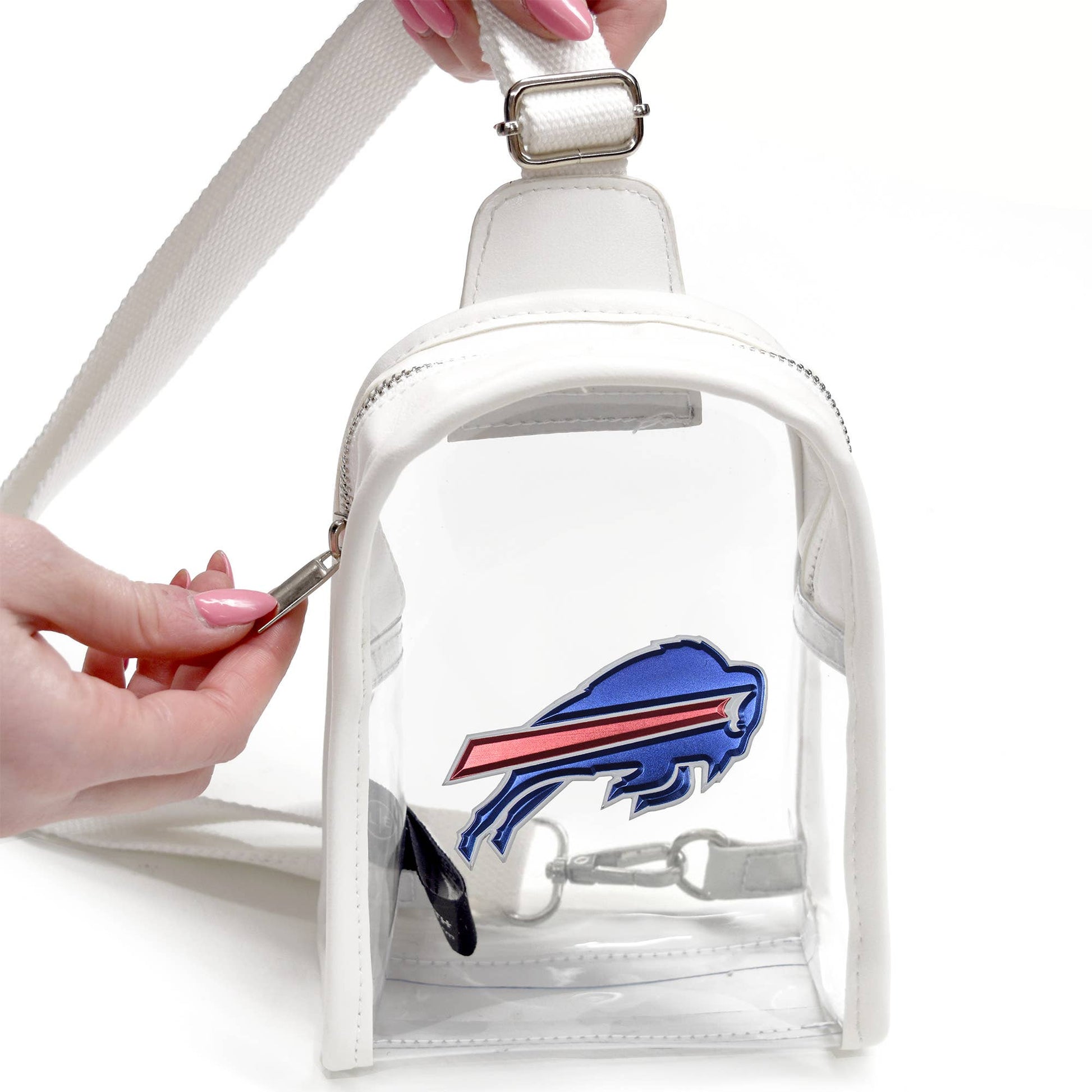 NFL Buffalo Bills Clear 3D Mini Sling