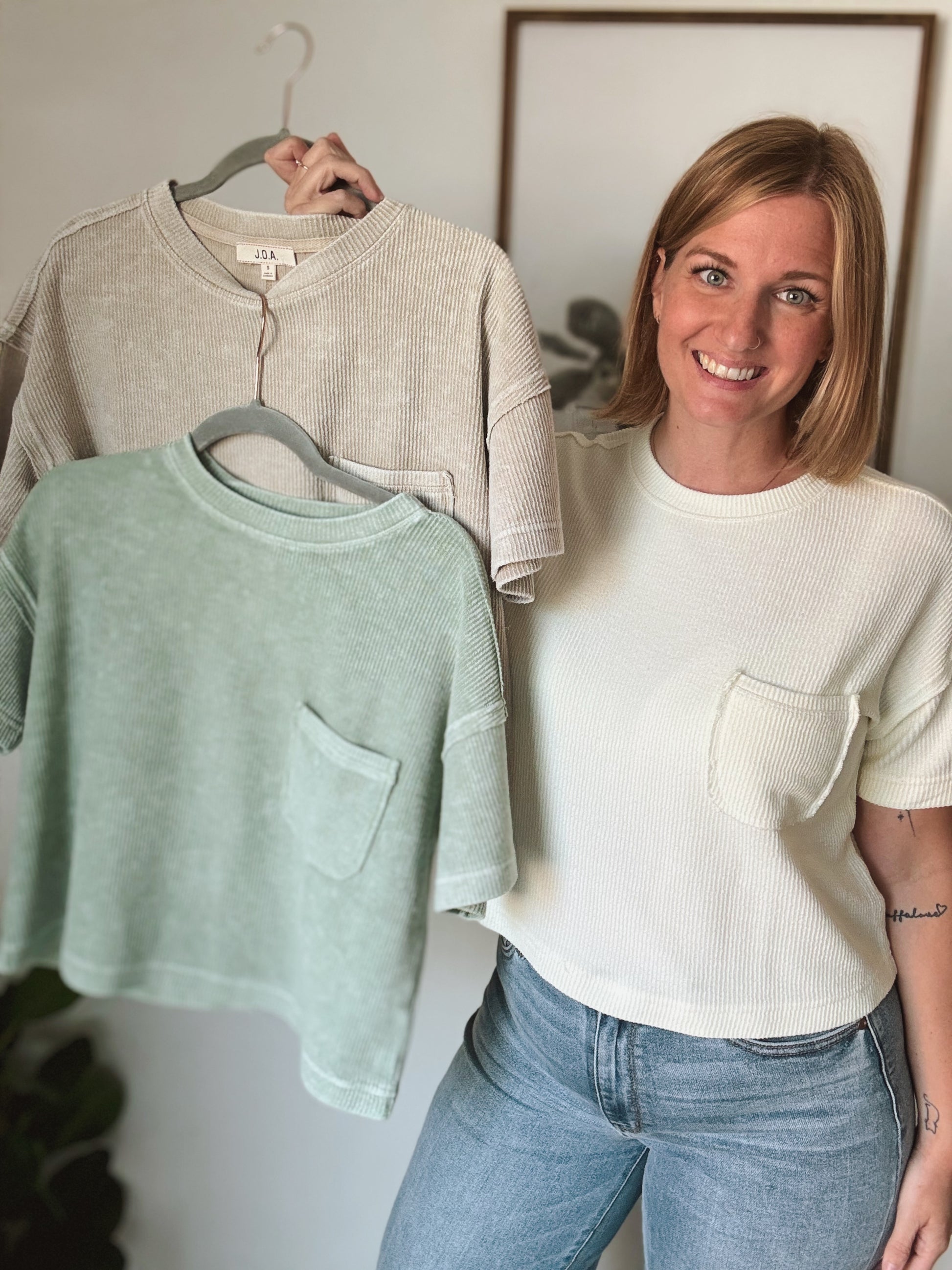 Mineral Washed Cozy Top