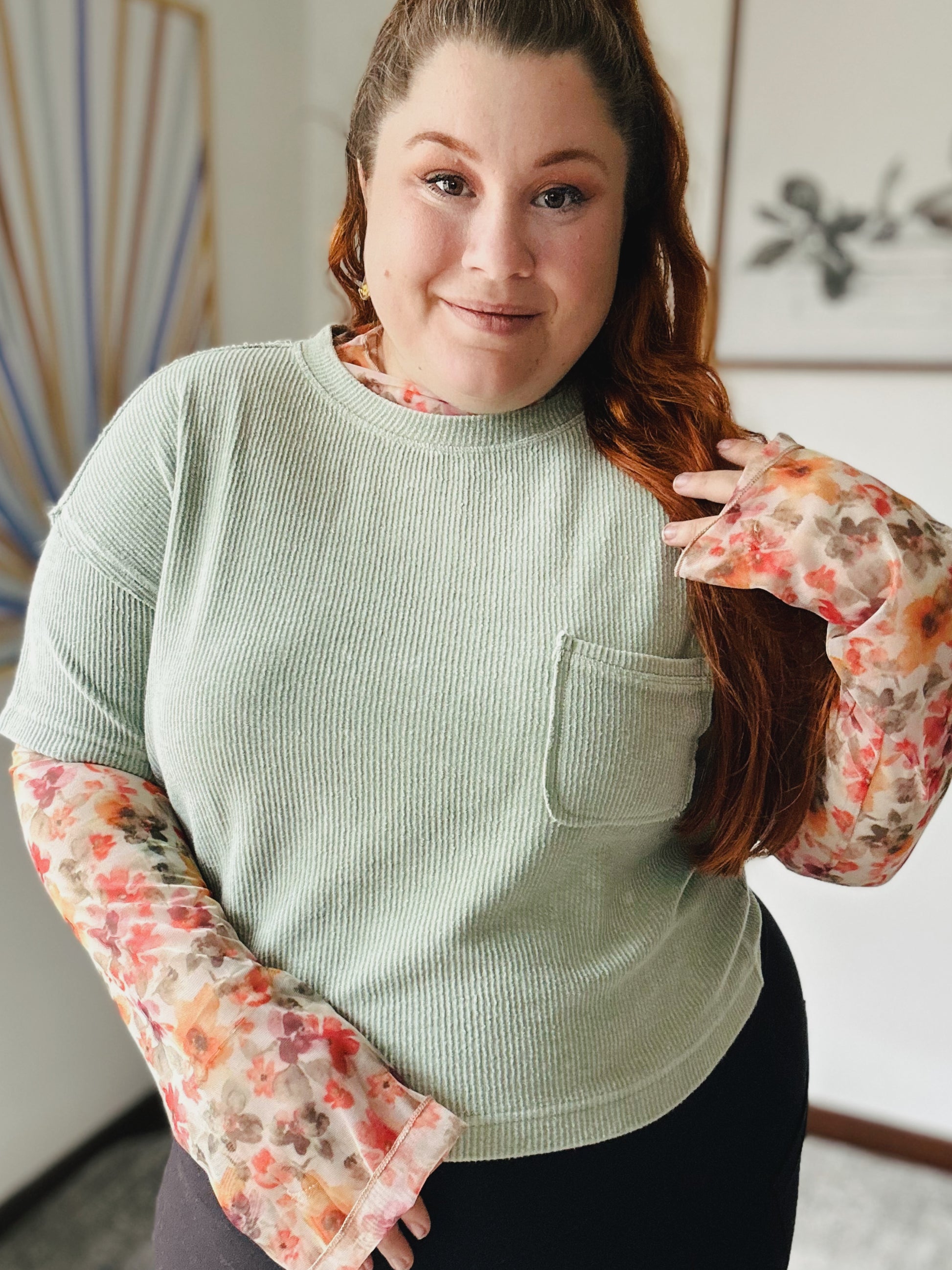 Mineral Washed Cozy Top