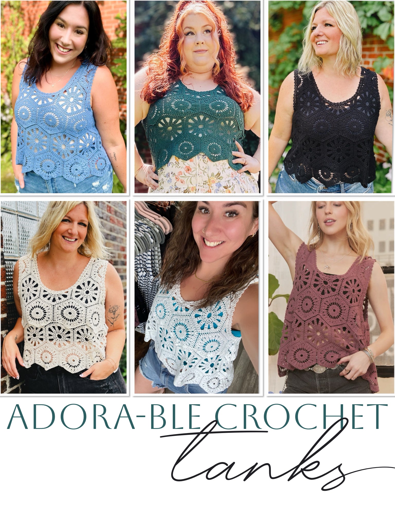 Adora-ble Crochet Tanks