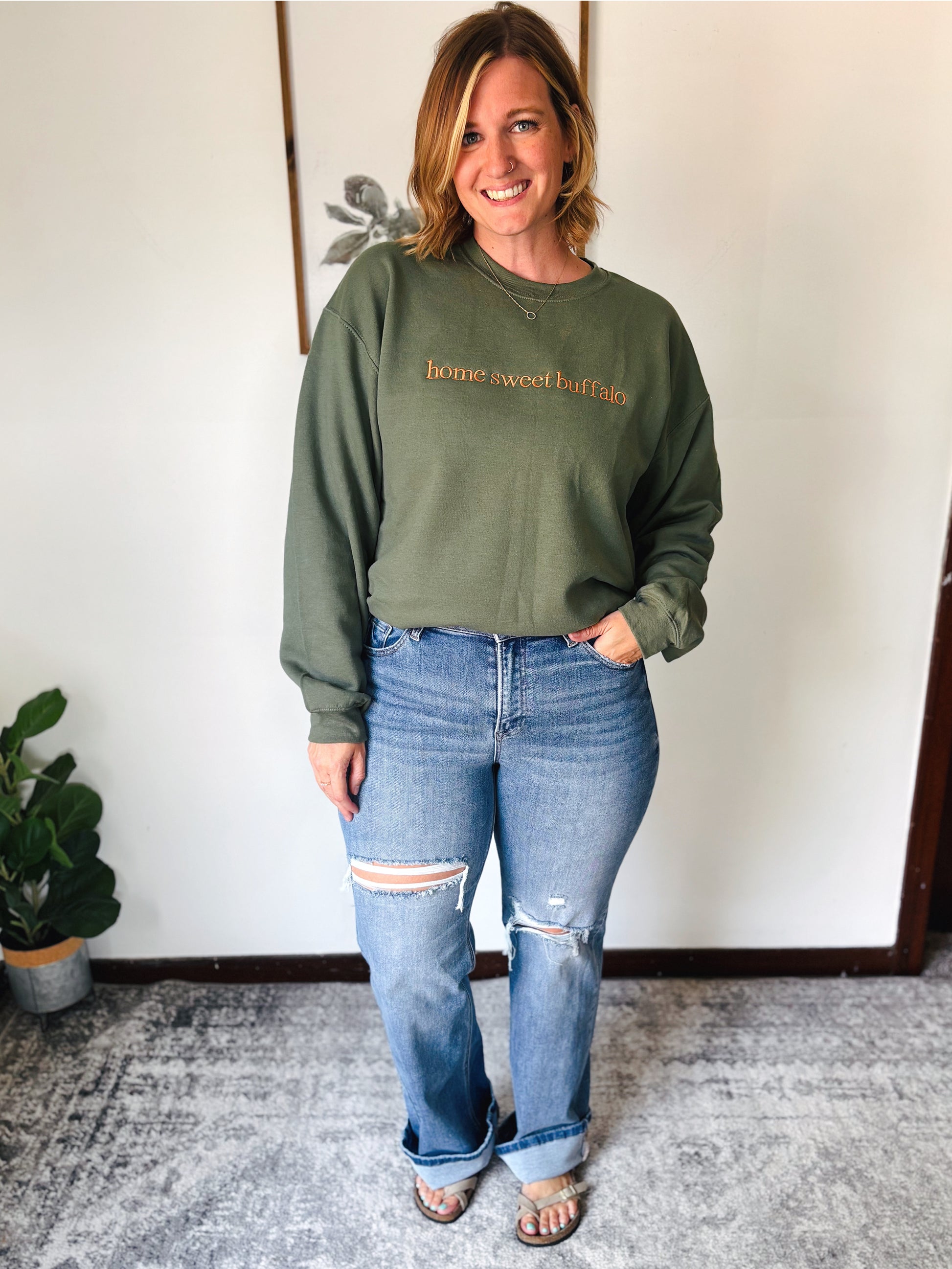 Risen So-Cal Distressed Wide Legs