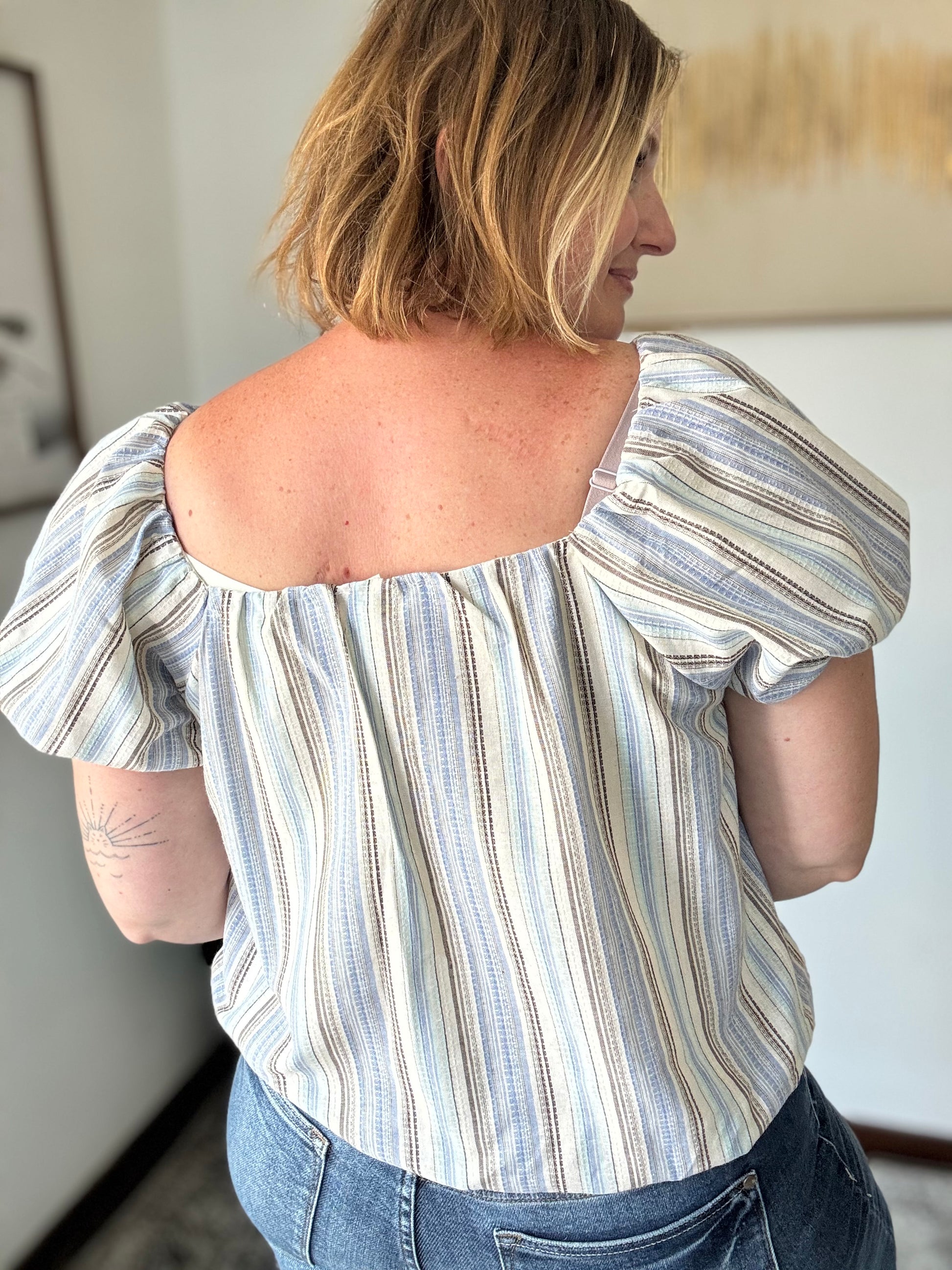 Annabelle Linen Top