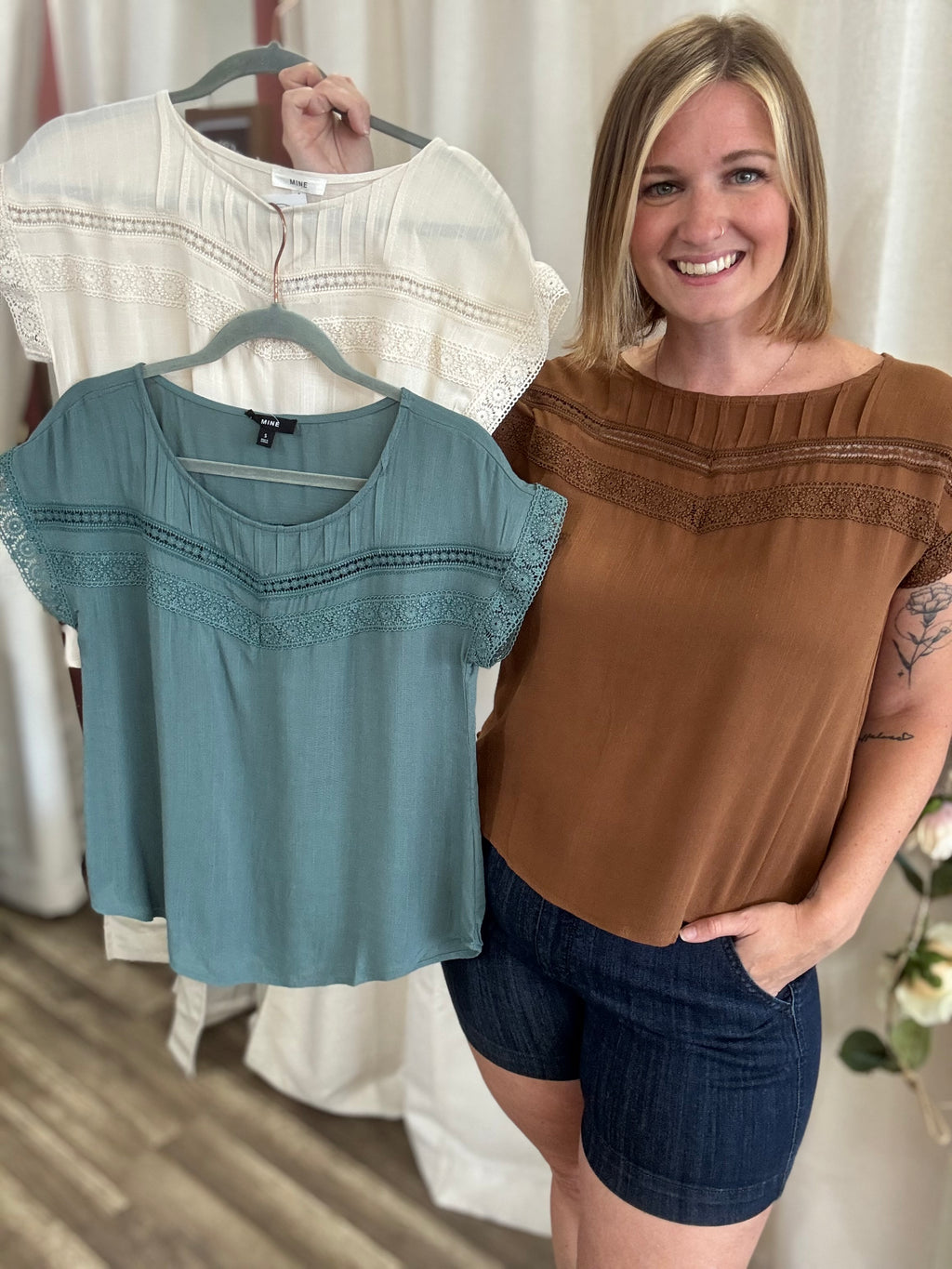 Sedona Lace Trim Top