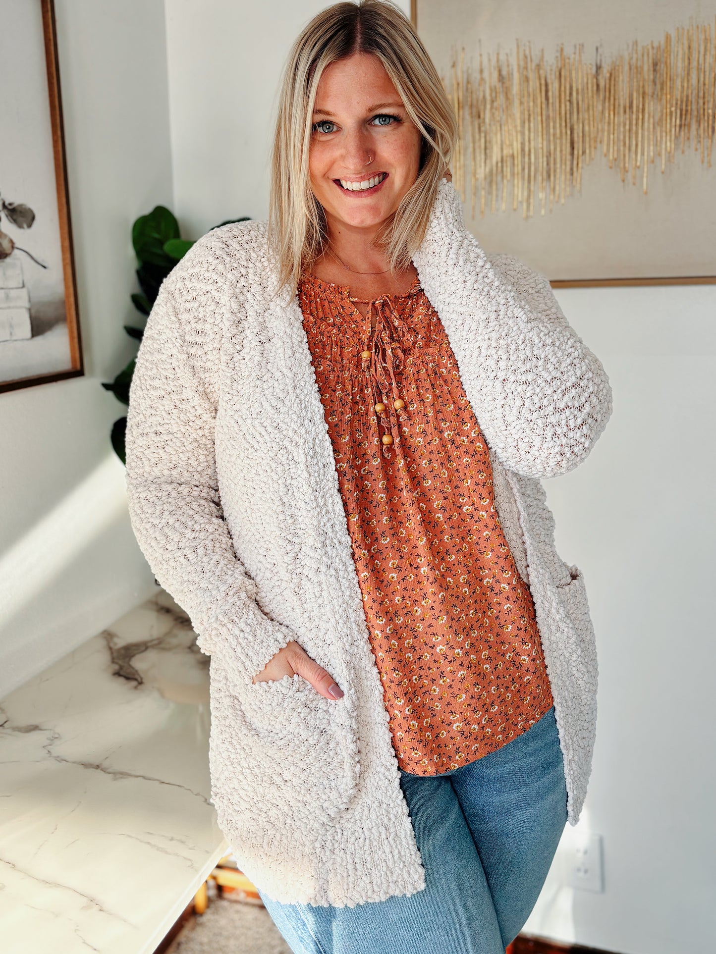 Popcorn Cardigans