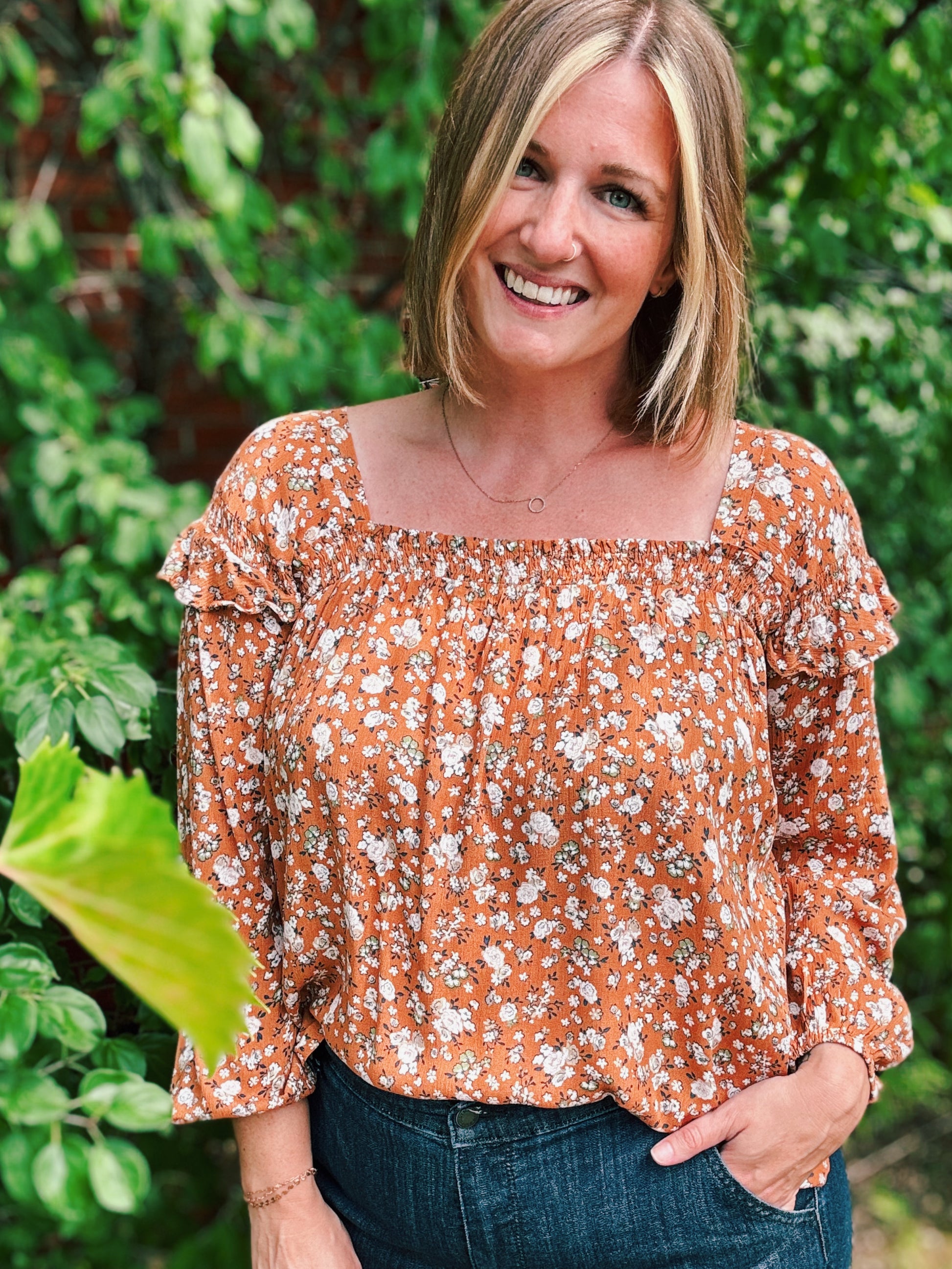 Picking Flowers Blouse
