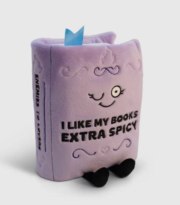 "I Like My Books Extra Spicy" Book Plush
