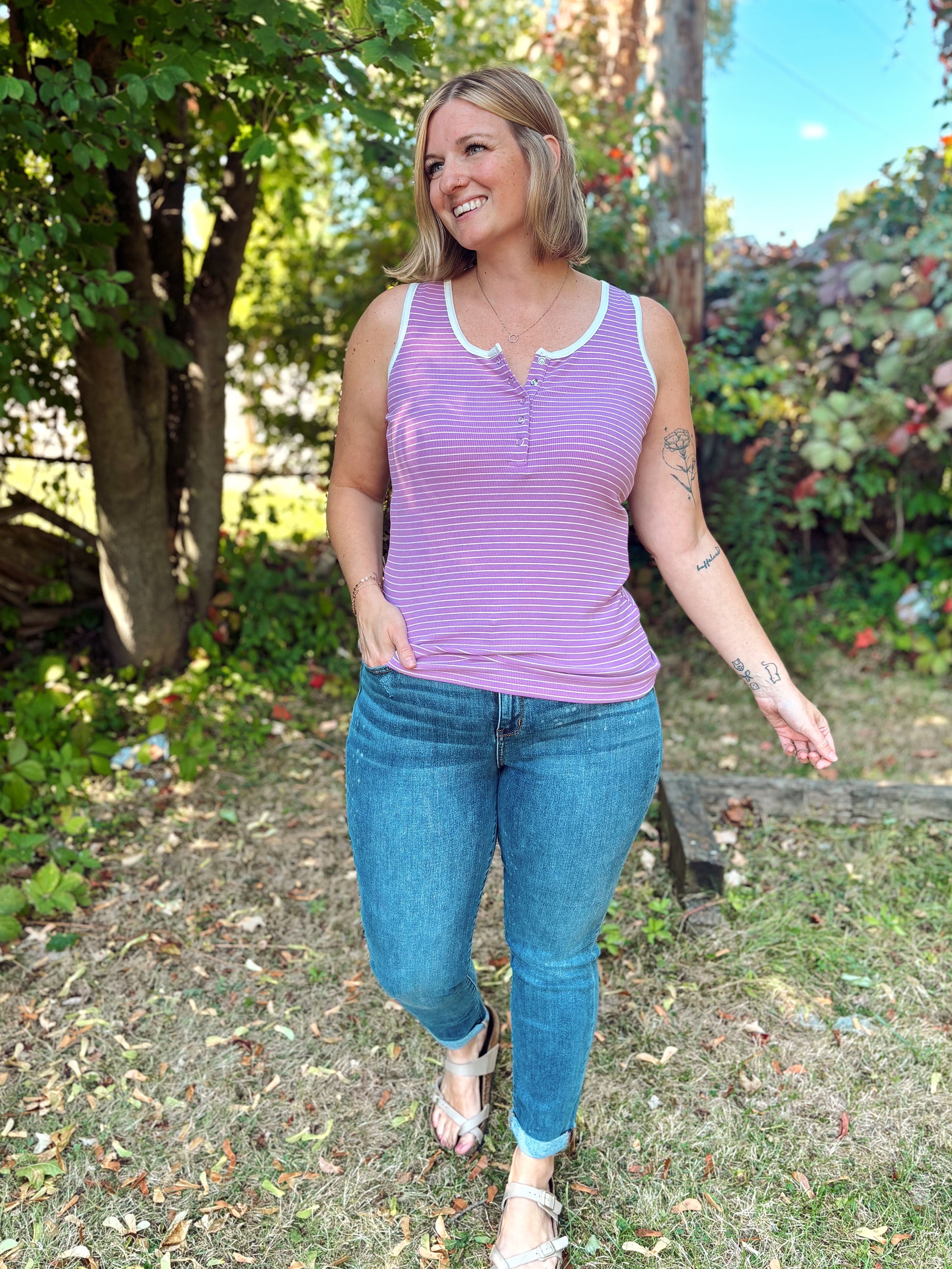 Shiloh Button Tank