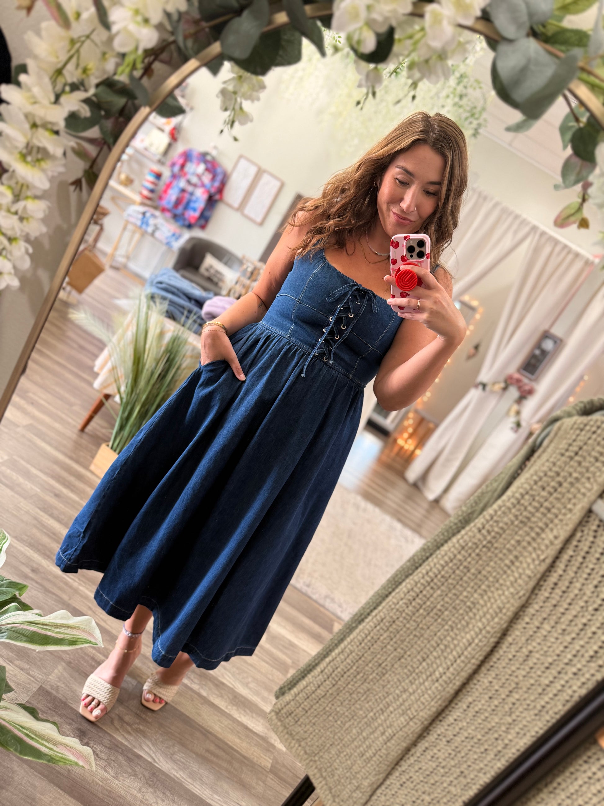 This Ain't Texas Denim Dress