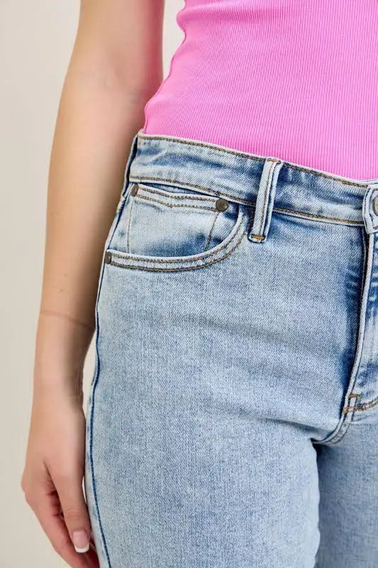 Judy Blue Chill Nights Straight Leg Jeans