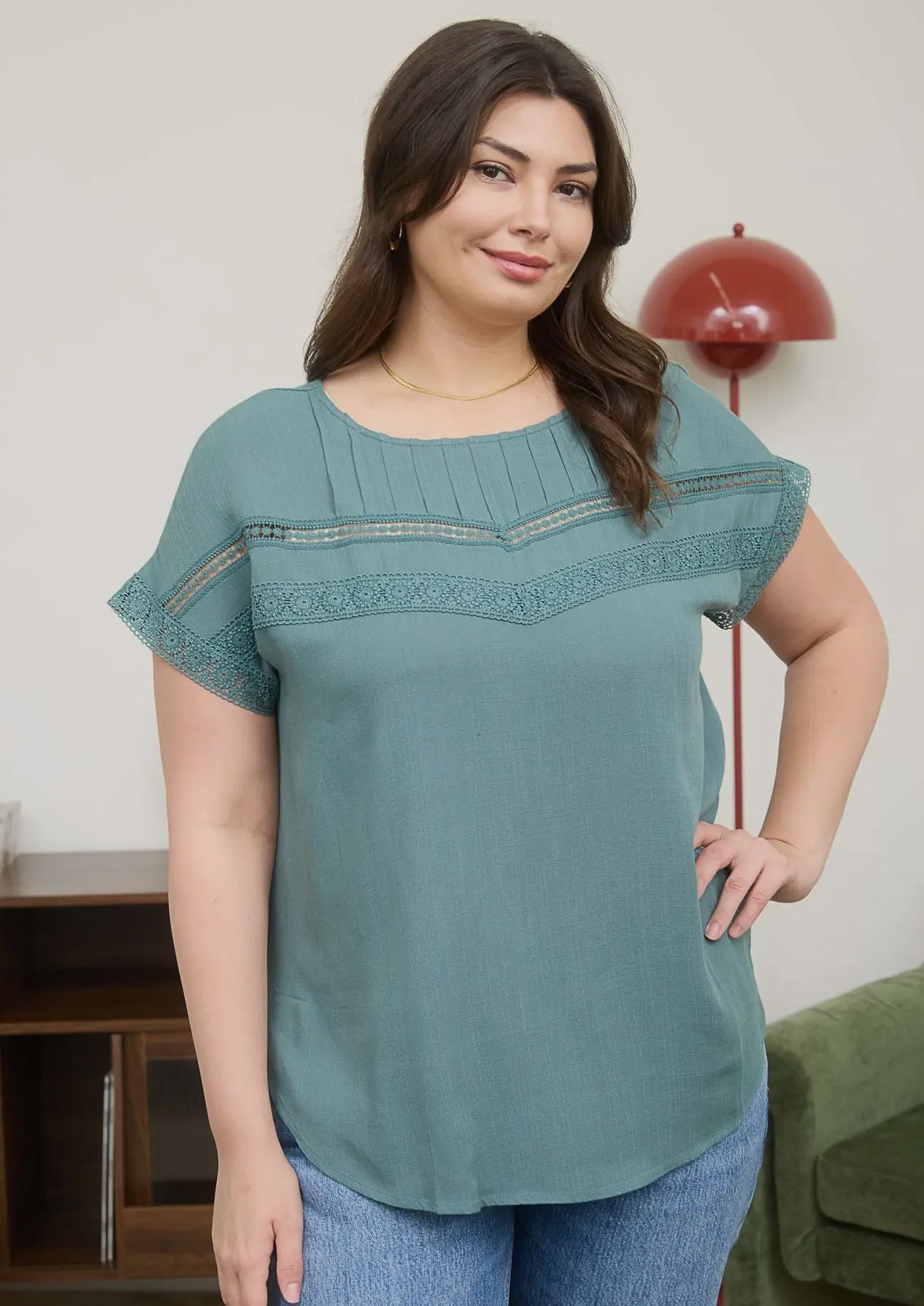 Sedona Lace Trim Top