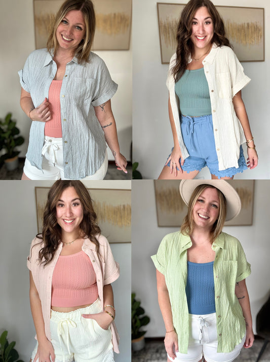 Walk the Beach Button Ups