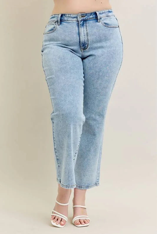 Judy Blue Chill Nights Straight Leg Jeans
