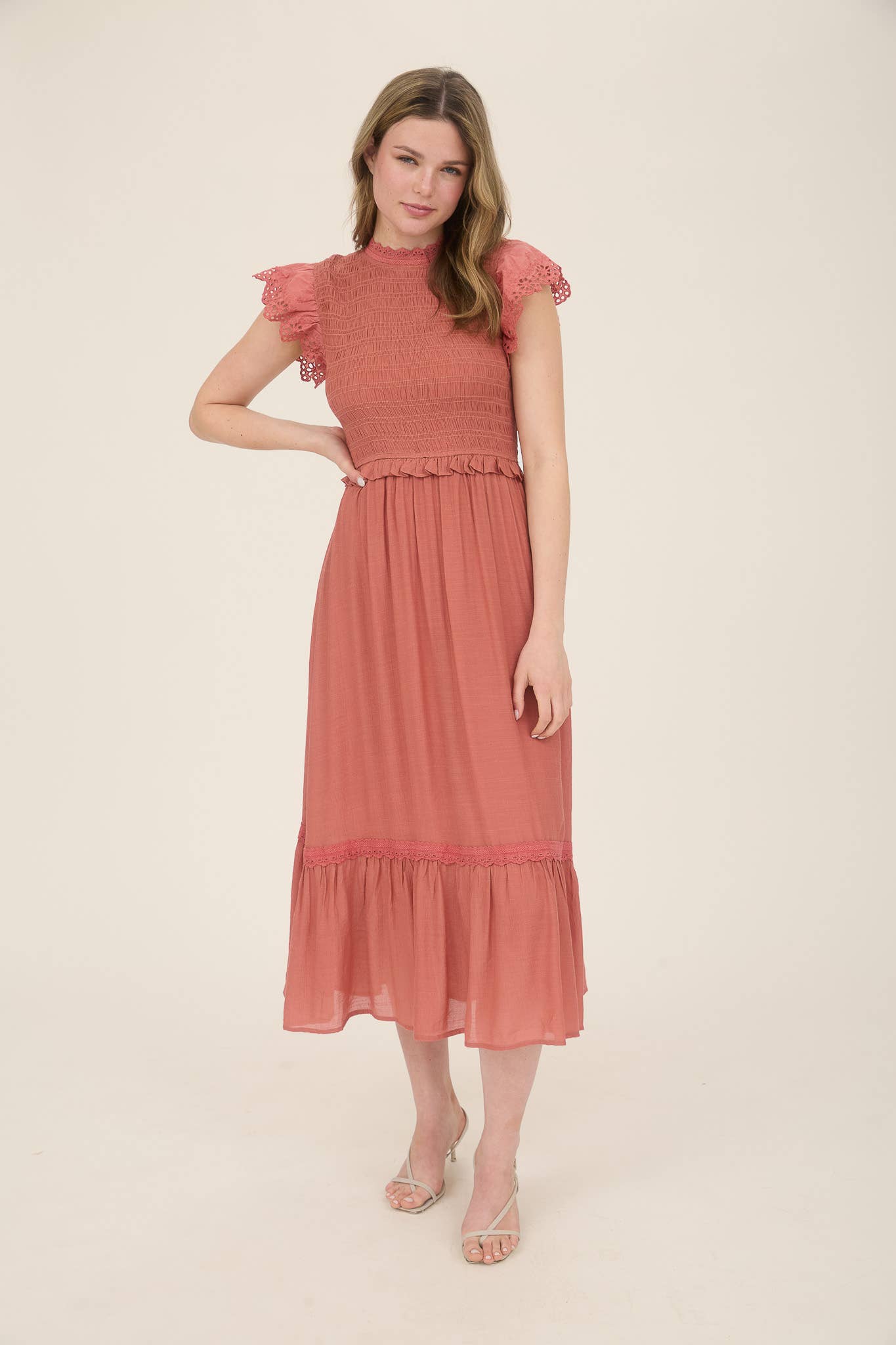 Butterfly Eyelet Dress
