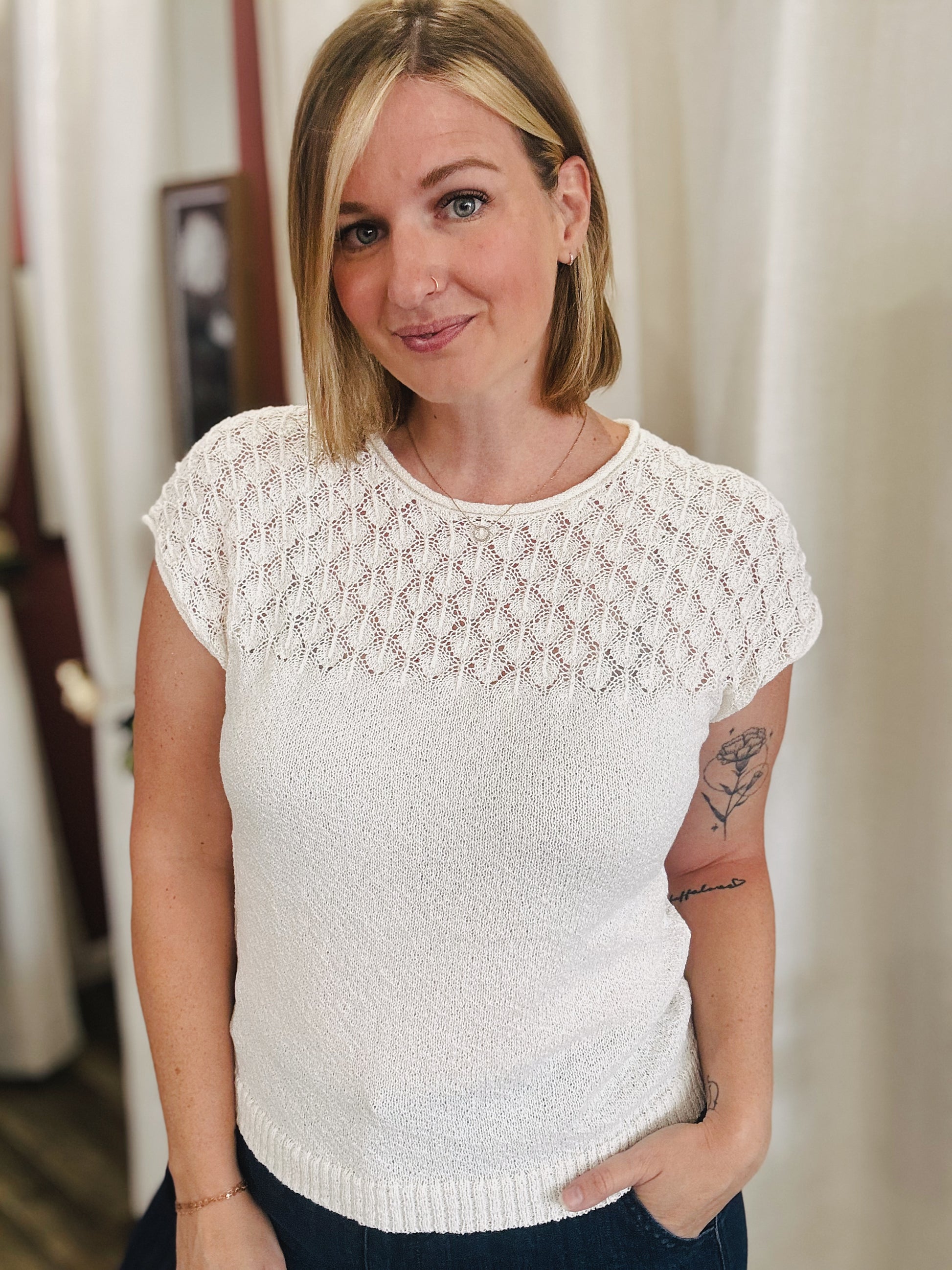 Delicate Knit Top