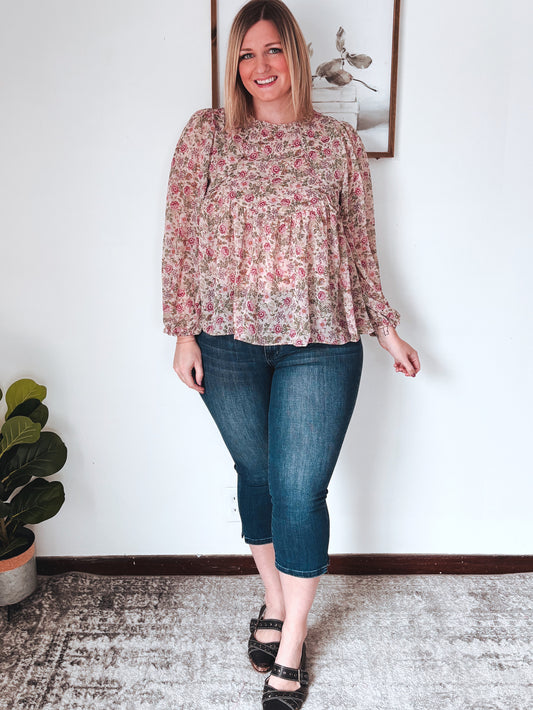 Judy Blue Split Side Capris