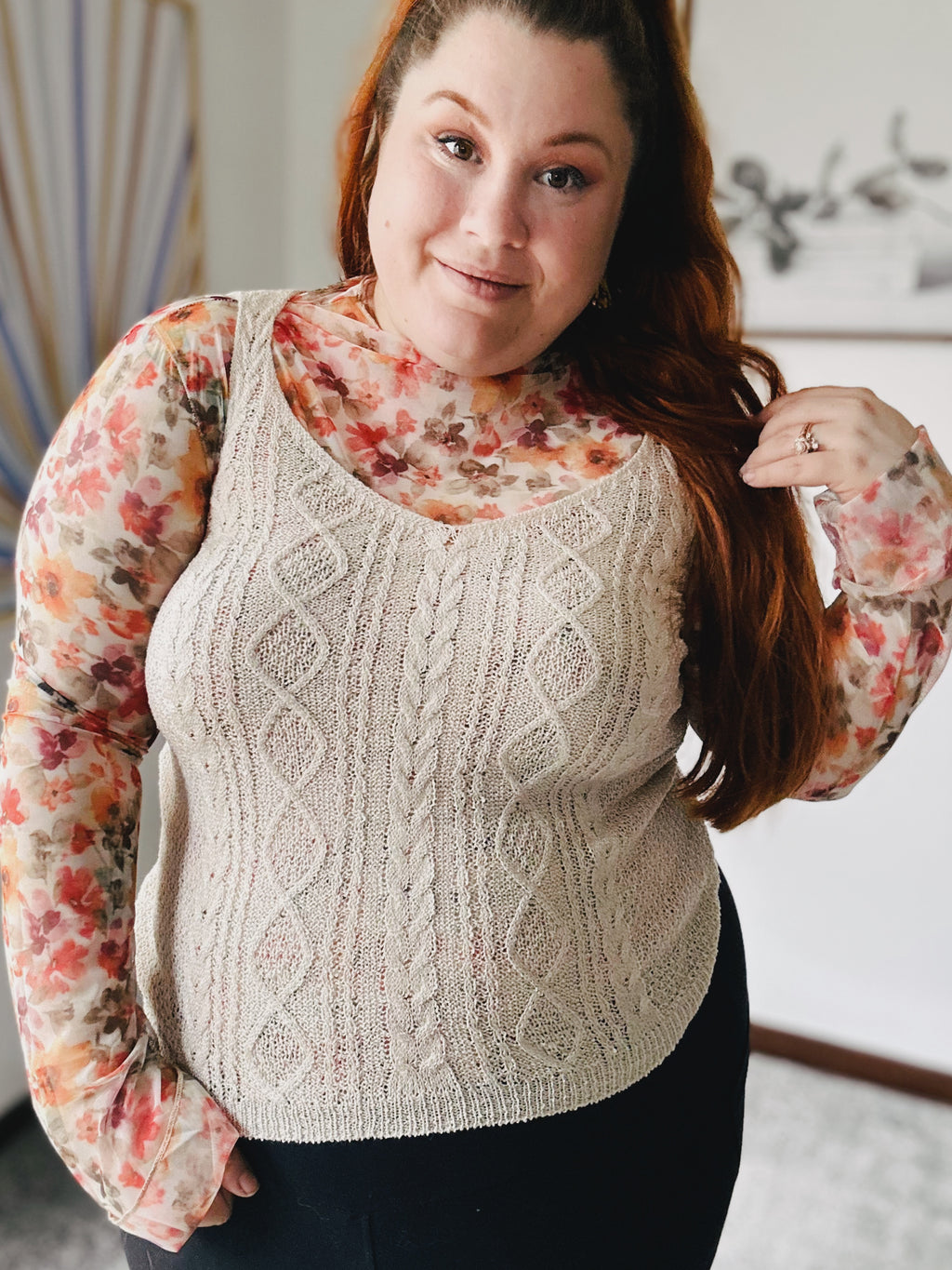 Fall Dream Mesh Top