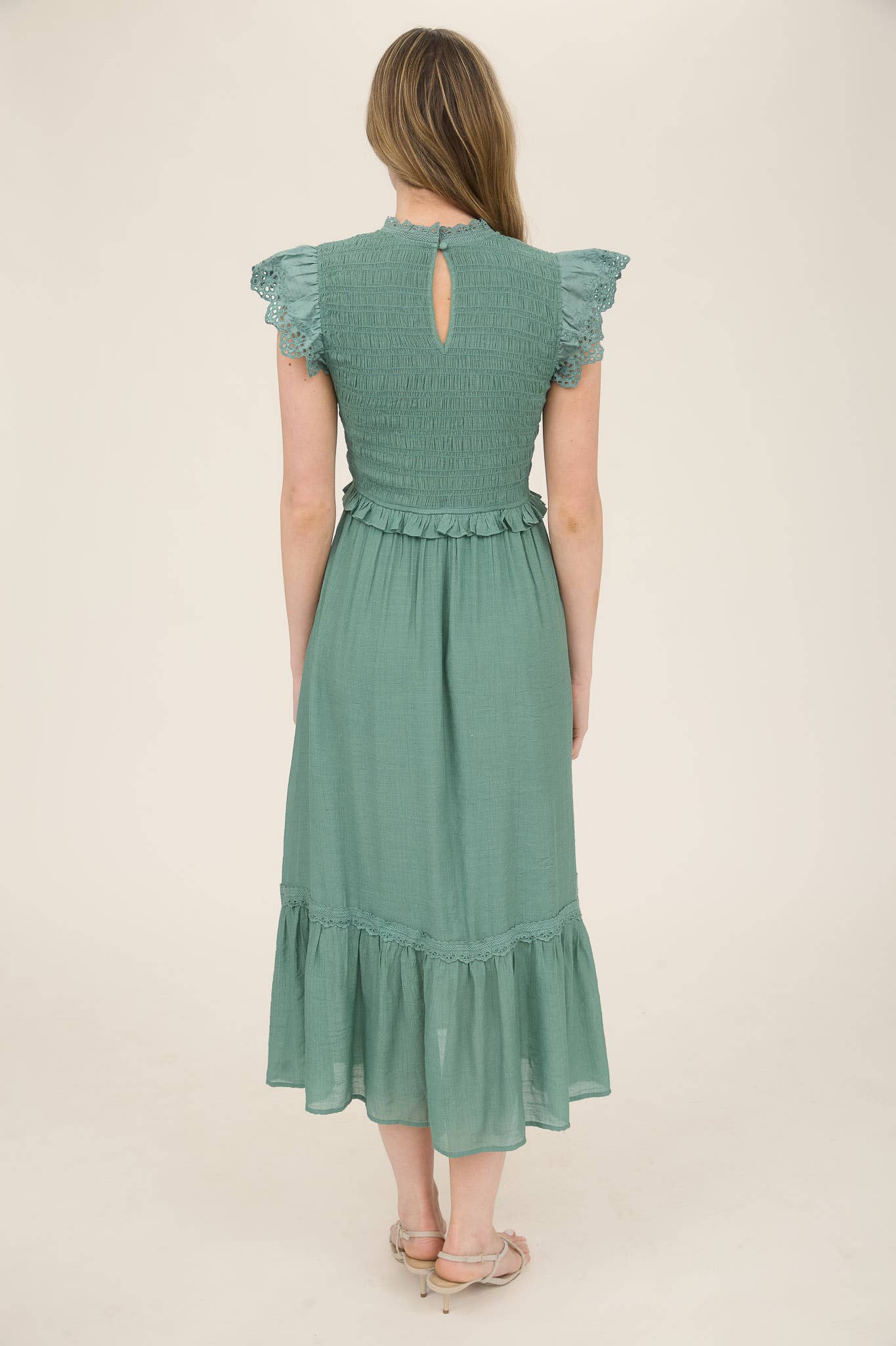 Butterfly Eyelet Dress
