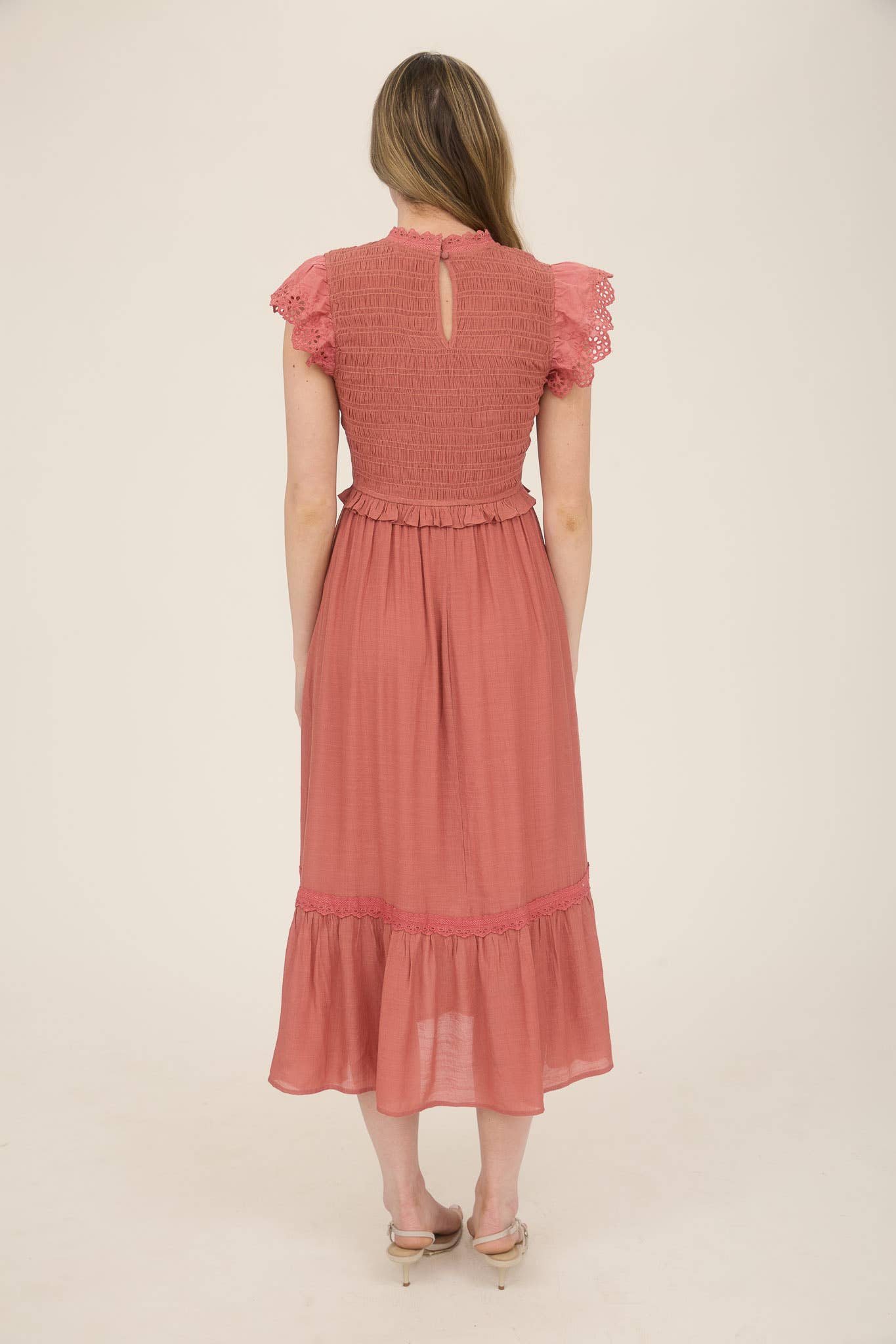 Butterfly Eyelet Dress