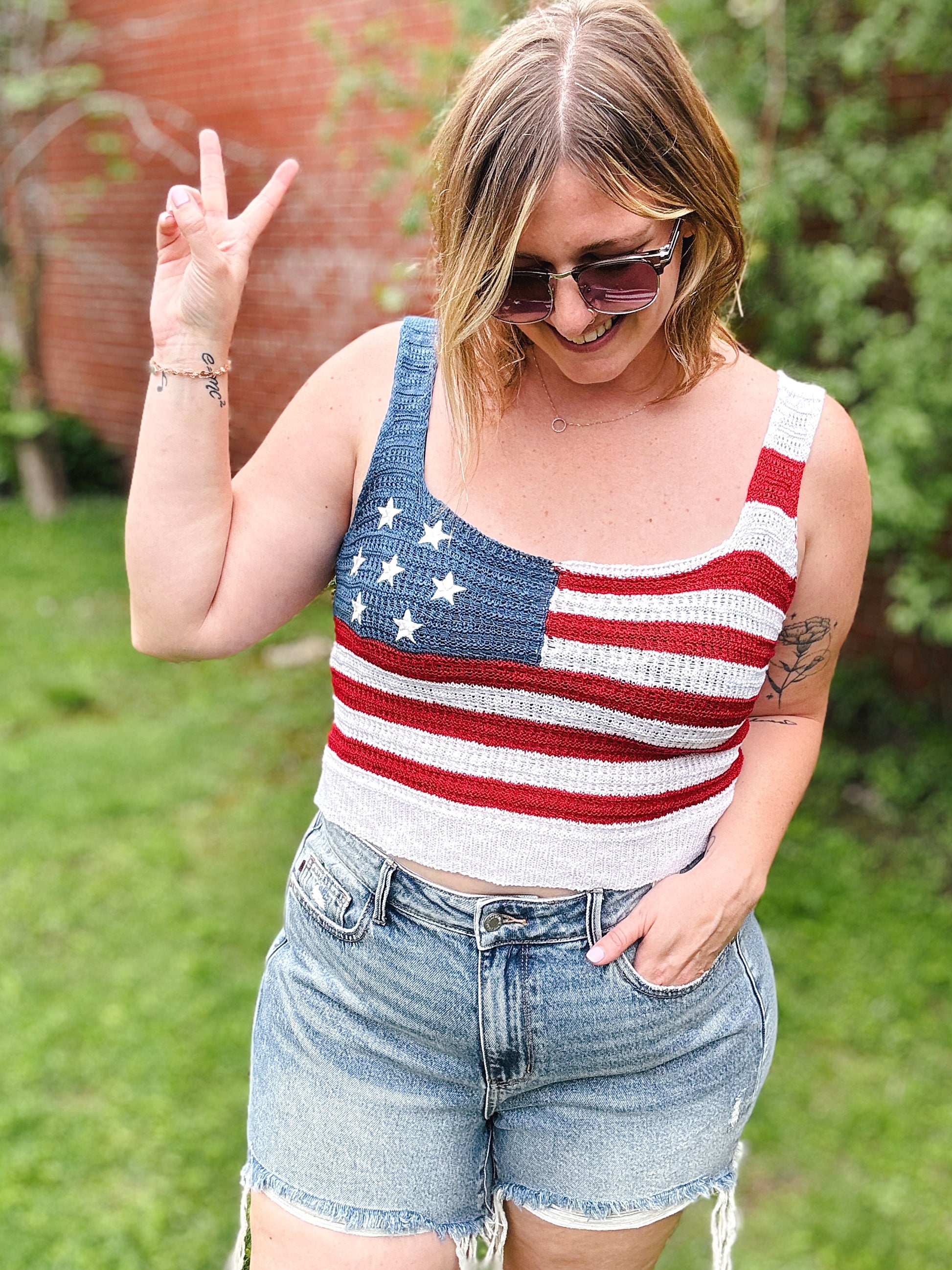 Betsy Ross Knit Tank