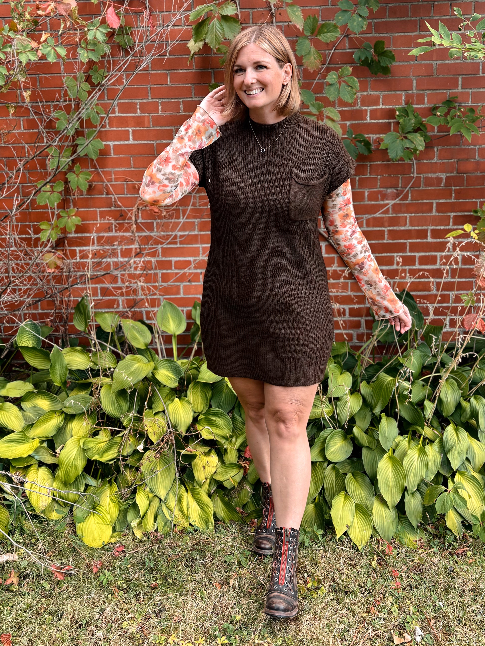 Stick Season Sweater Dress