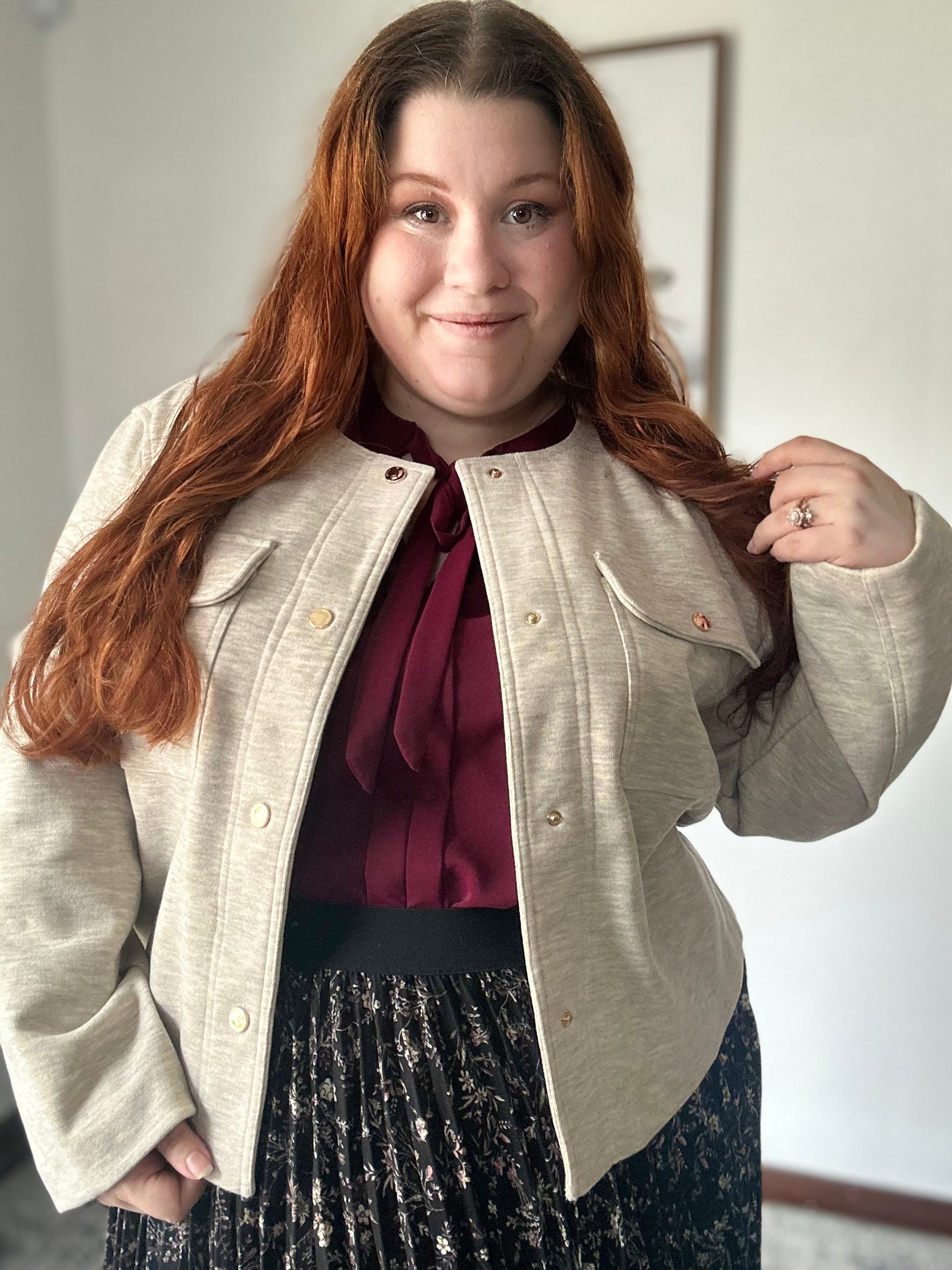 Oatmeal Cream Jacket