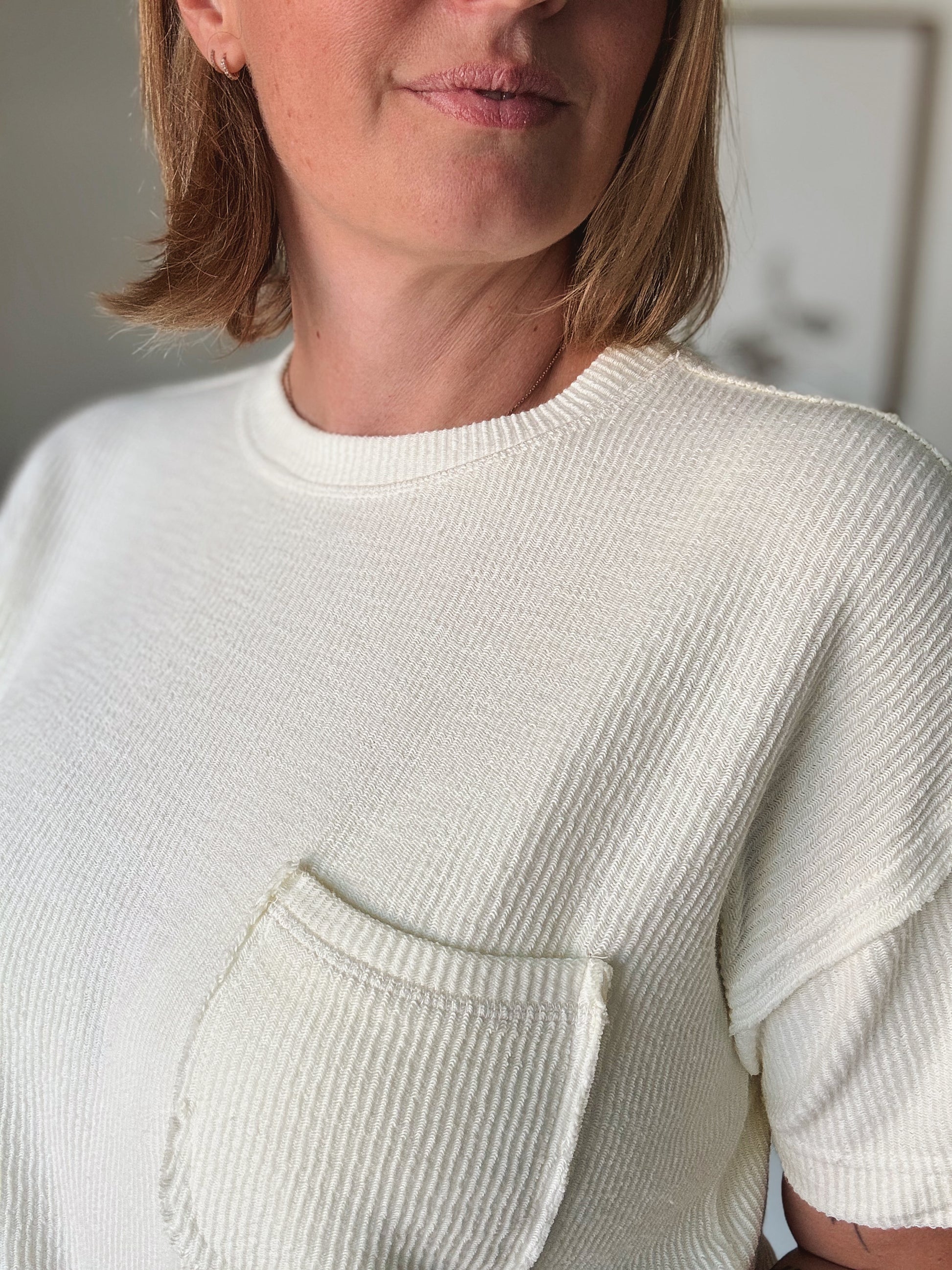 Mineral Washed Cozy Top
