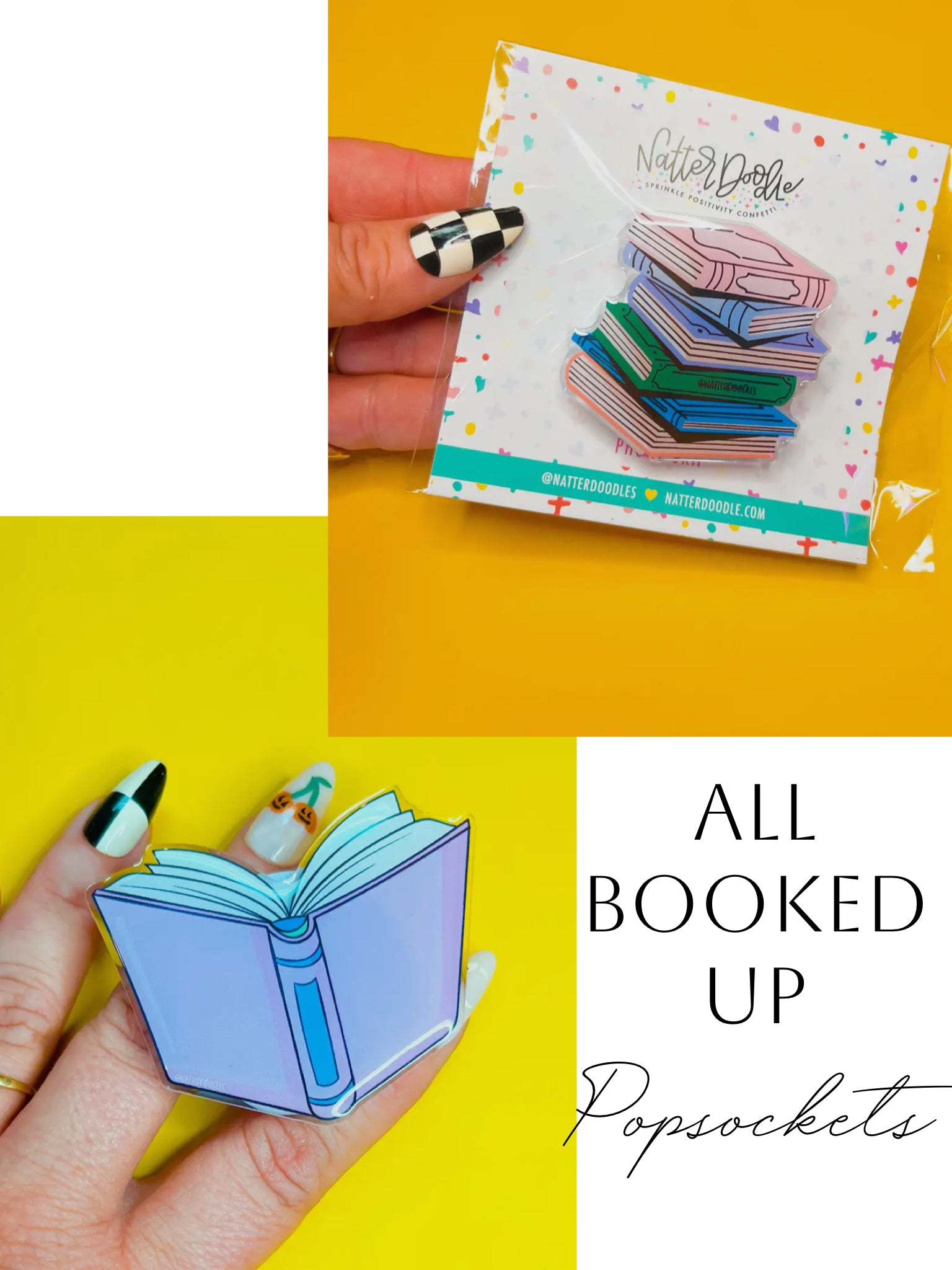 Book Pop Sockets