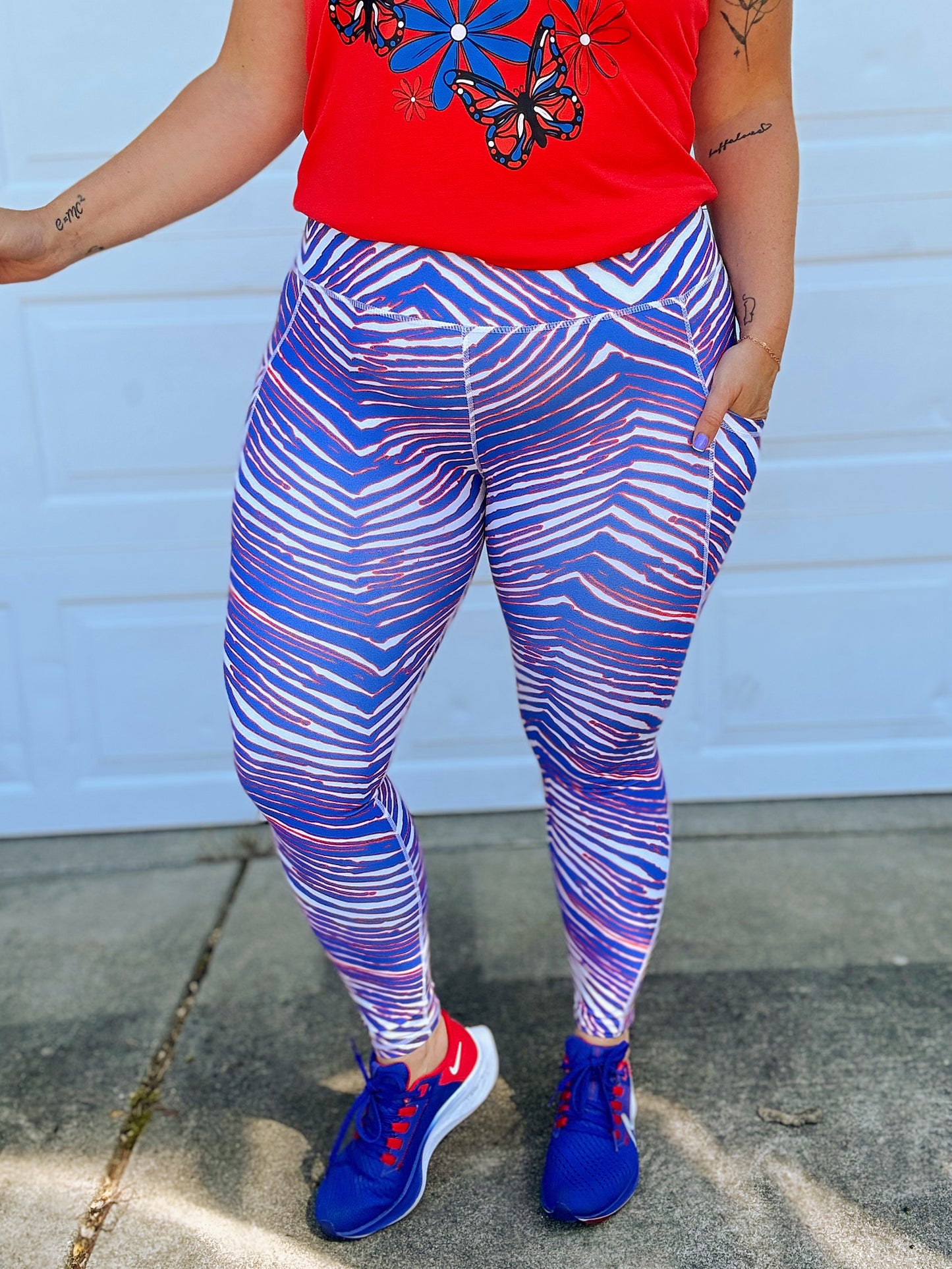 Buffalo Stripe All Star Leggings