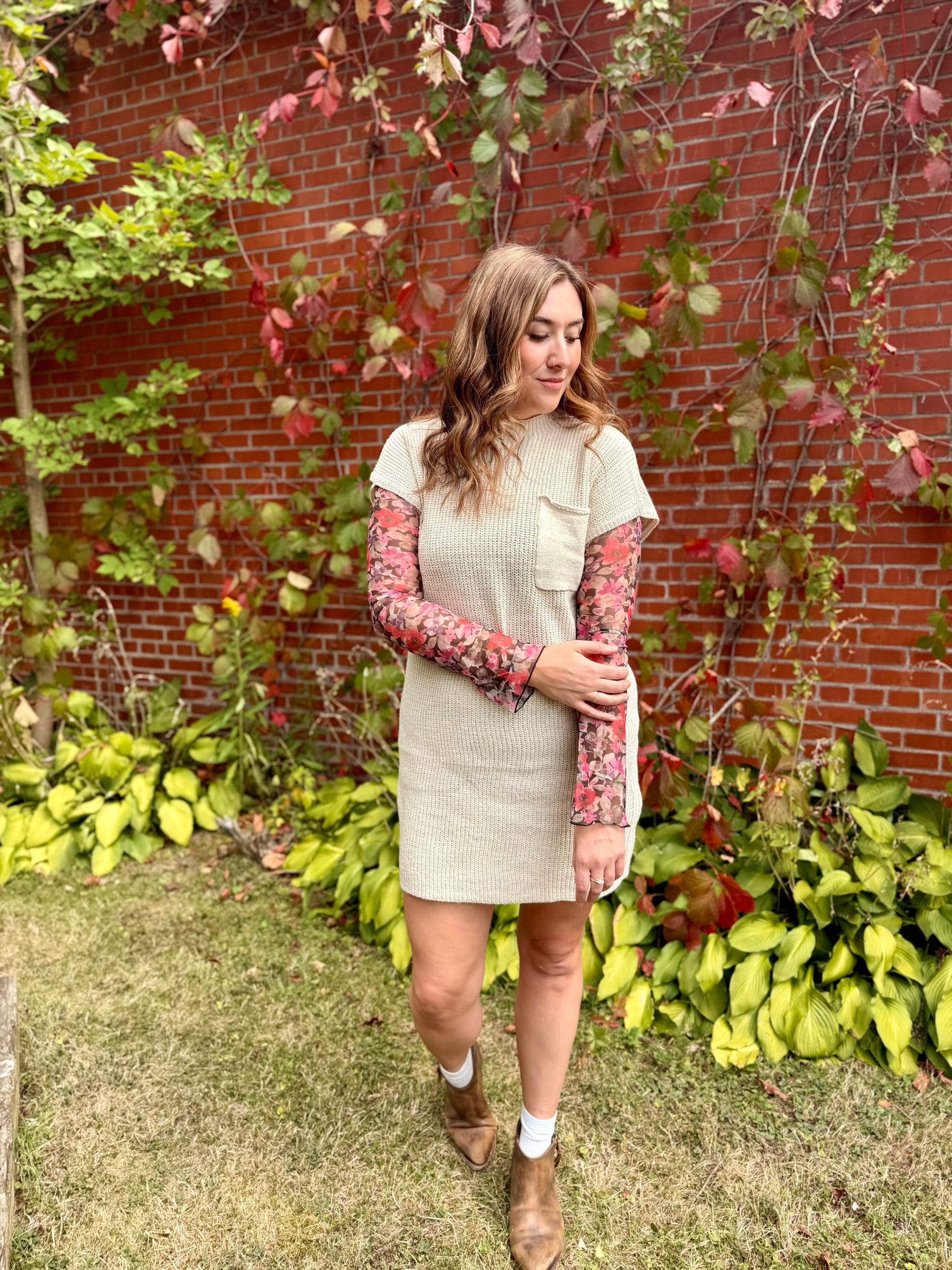 Stick Season Sweater Dress