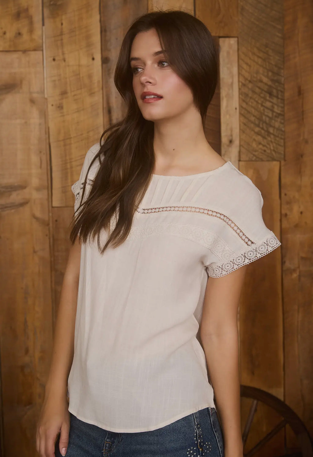 Sedona Lace Trim Top