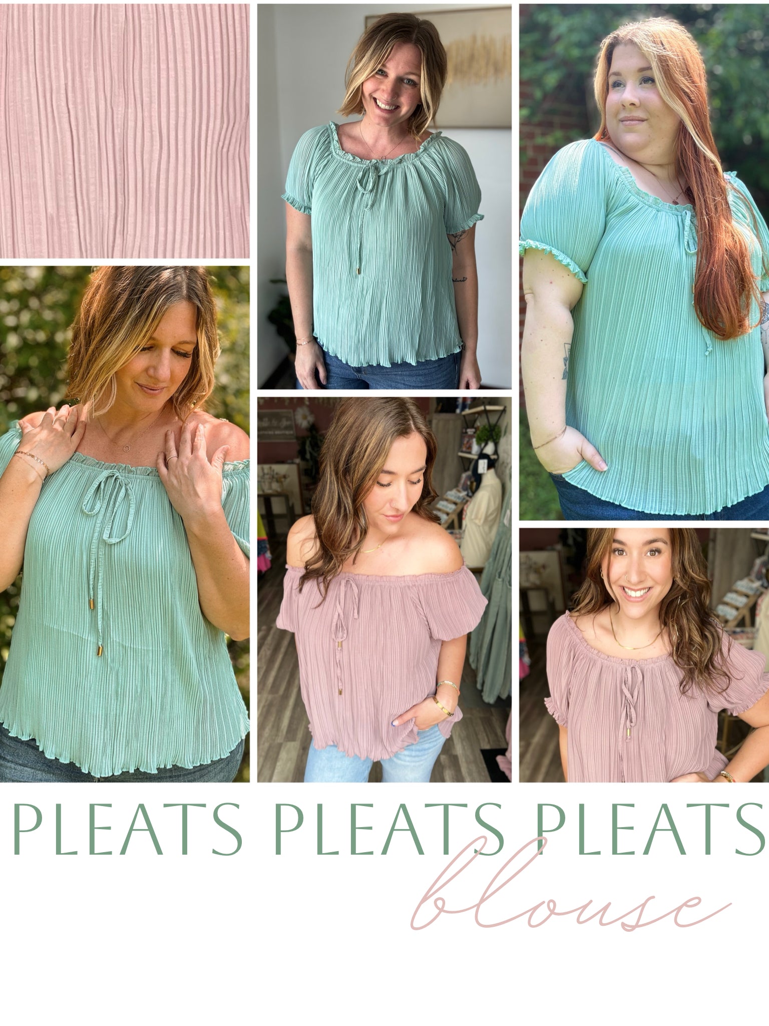 Pleats Pleats Pleats Blouse