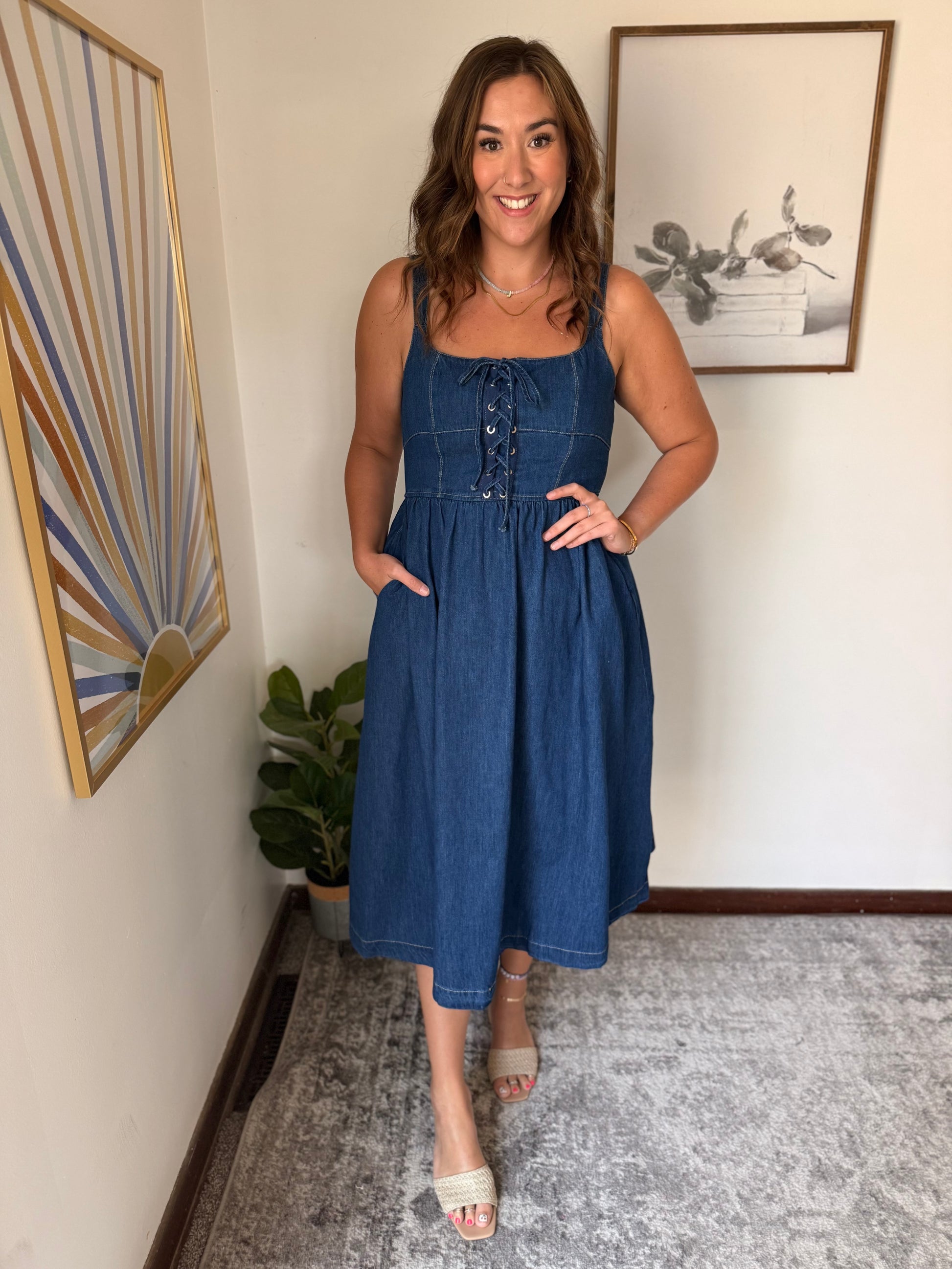 This Ain't Texas Denim Dress
