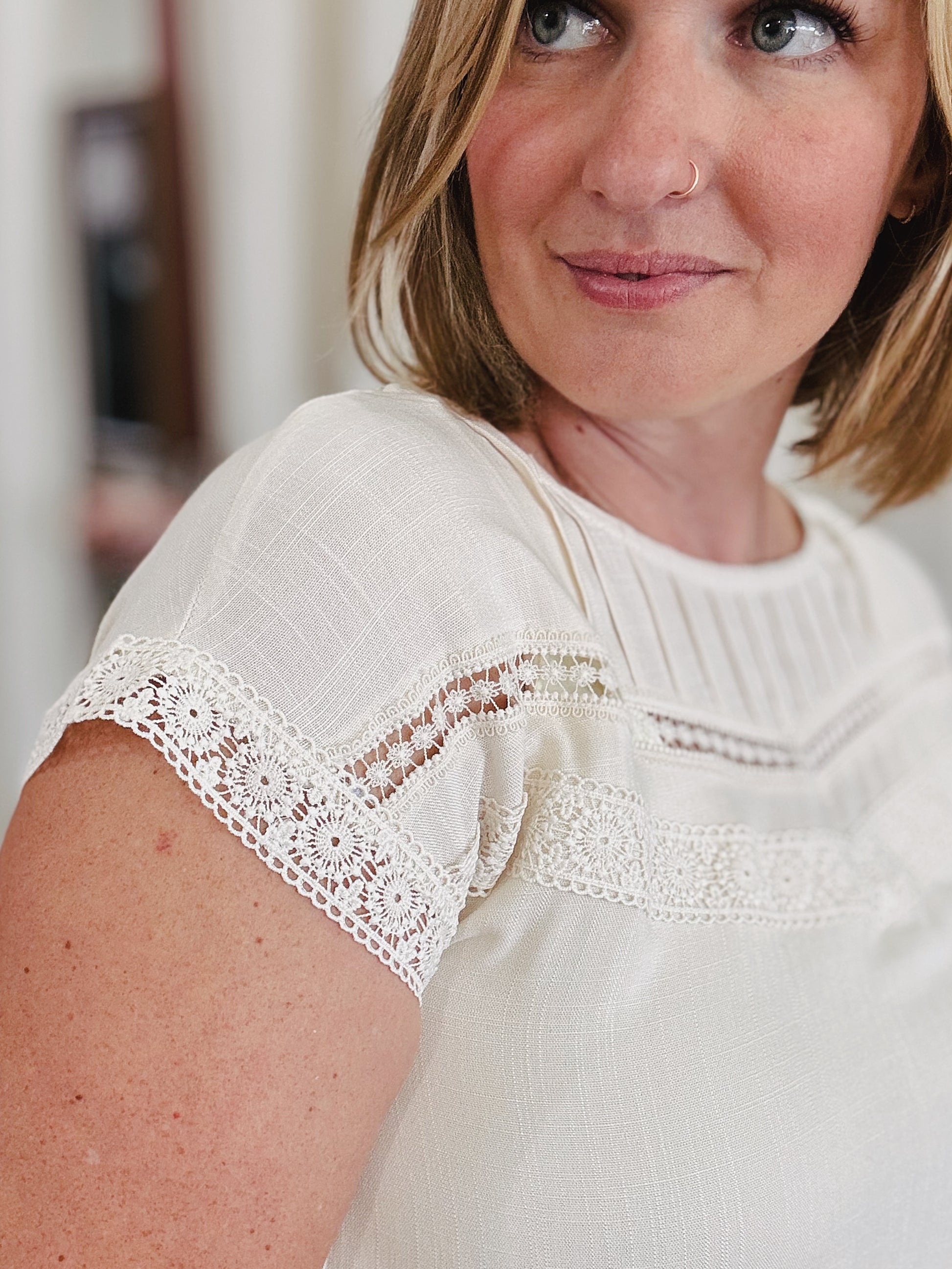 Sedona Lace Trim Top