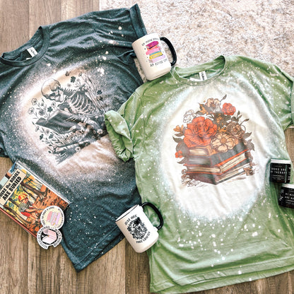 Bookish Bleached Tees