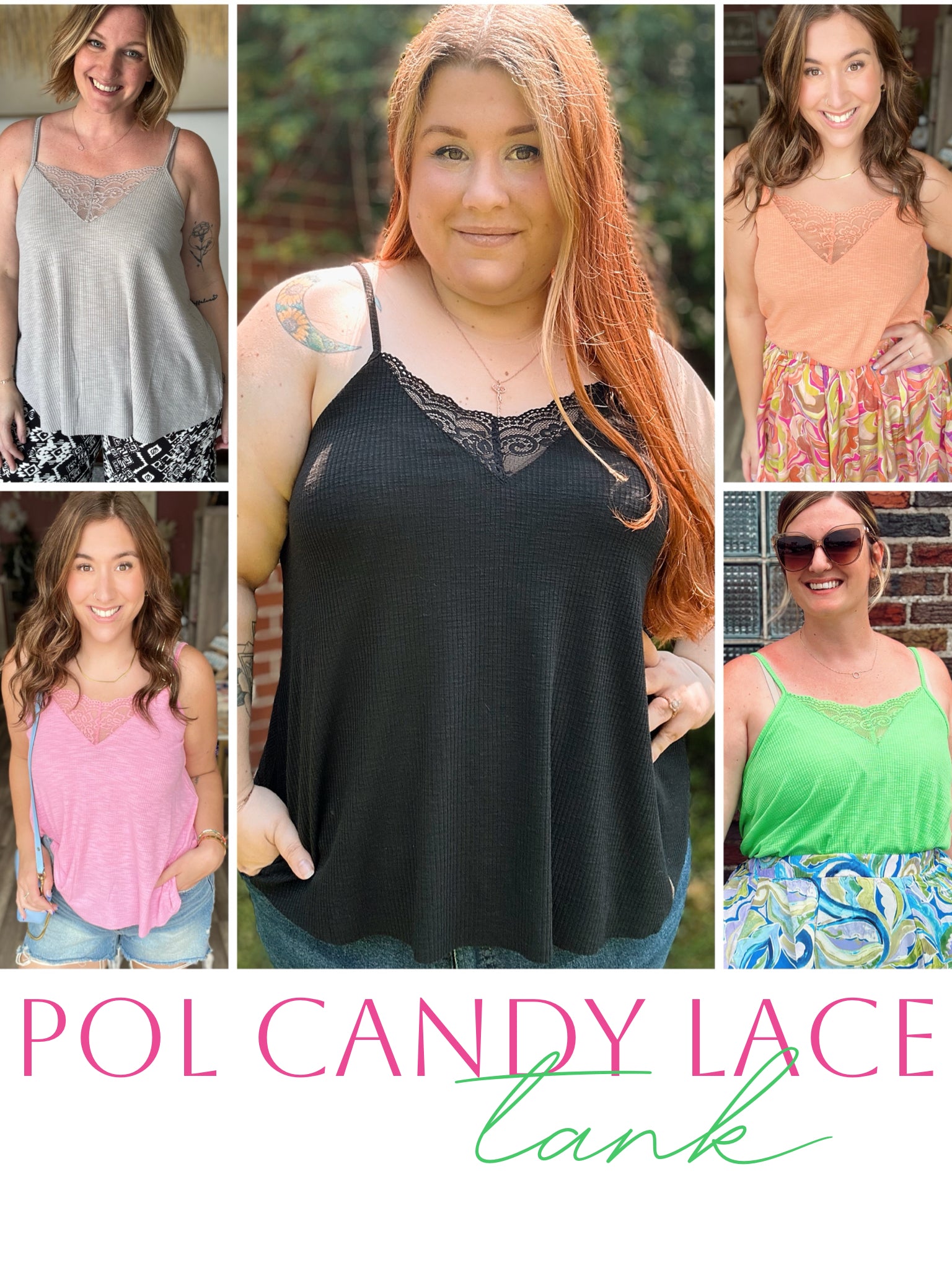 Candy Lace Tanks