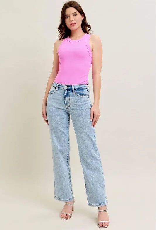 Judy Blue Chill Nights Straight Leg Jeans