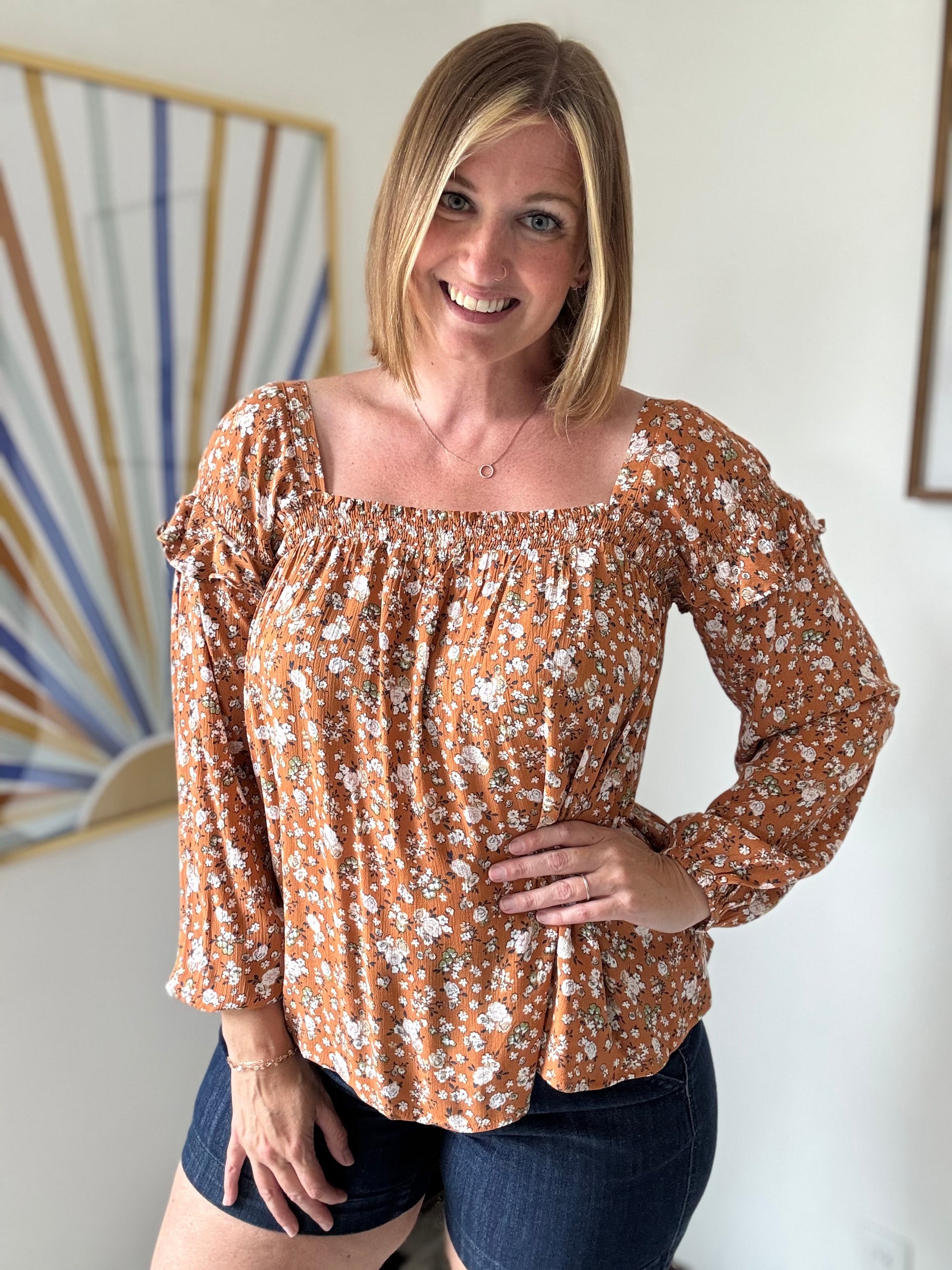 Picking Flowers Blouse