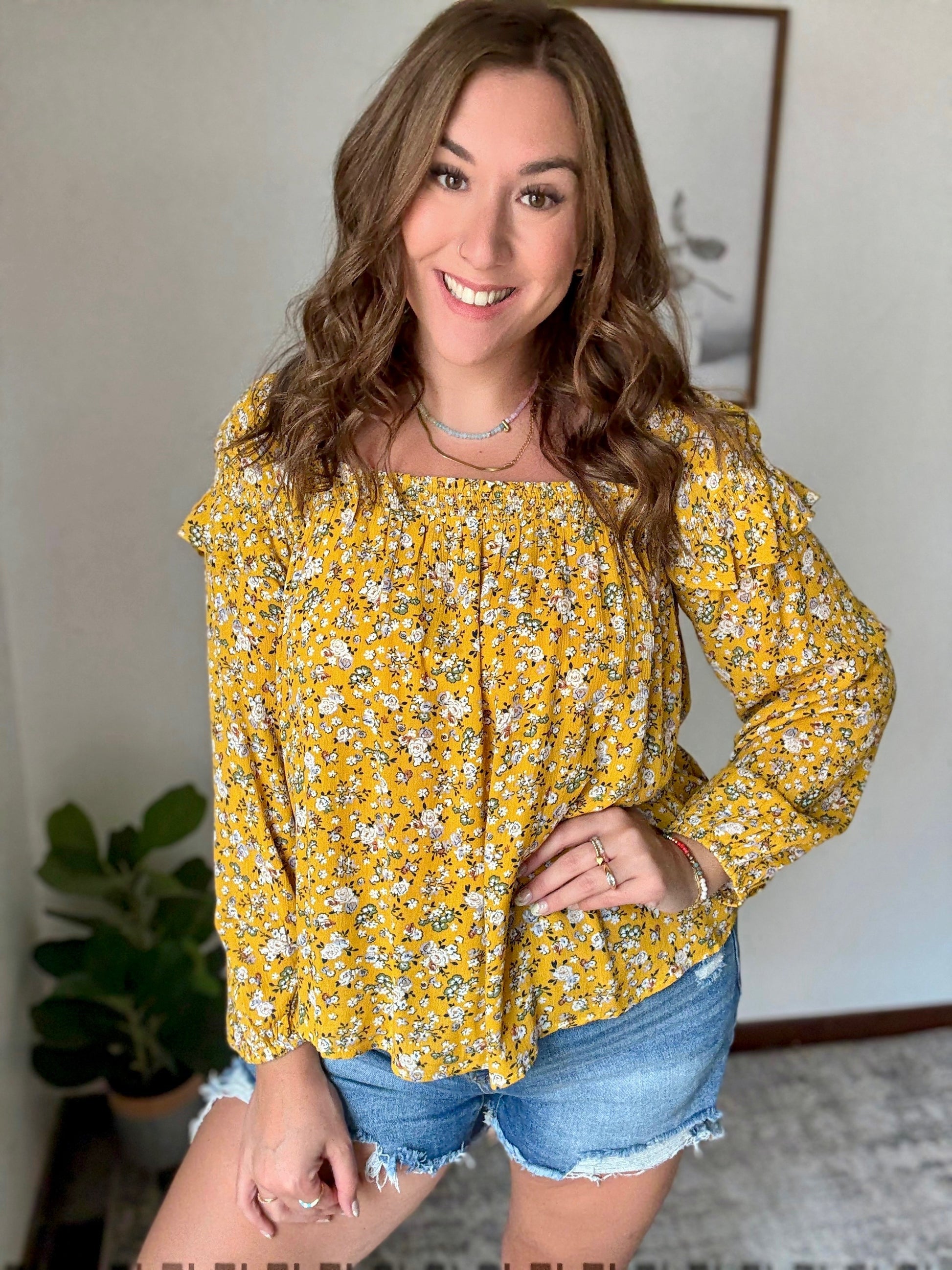 Picking Flowers Blouse