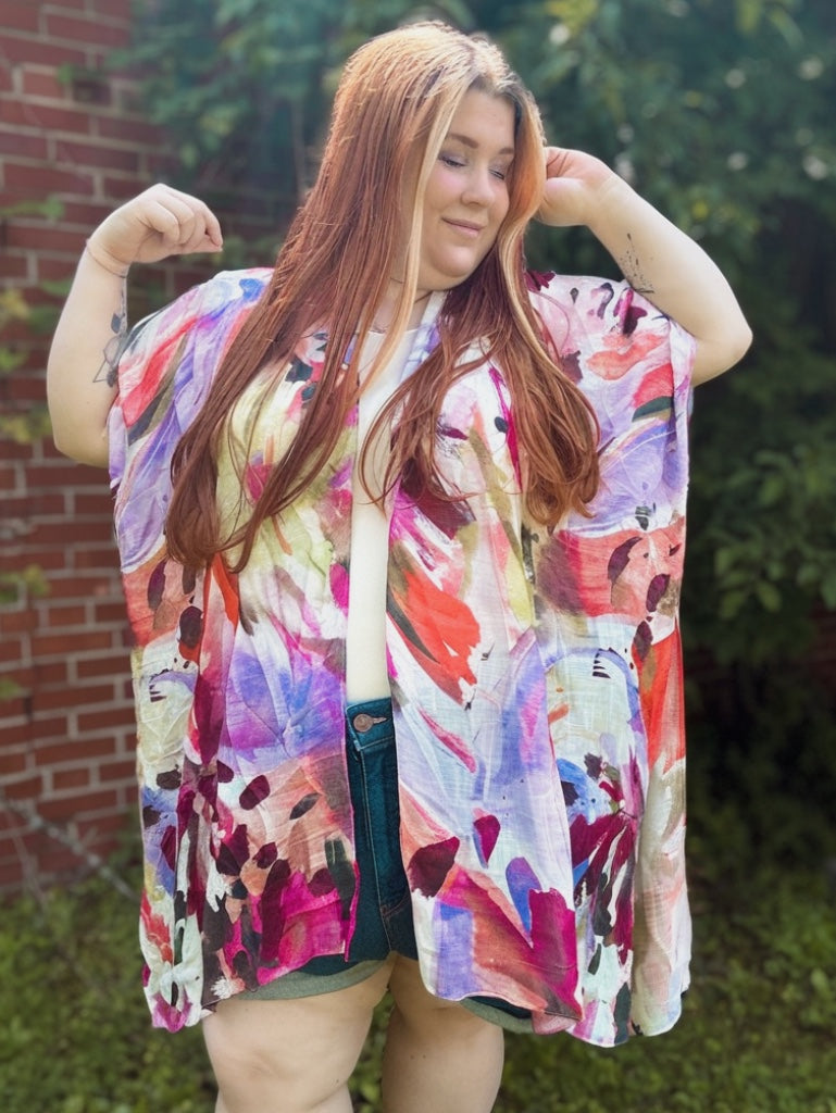 Watercolor Kimono