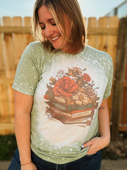 Bookish Bleached Tees